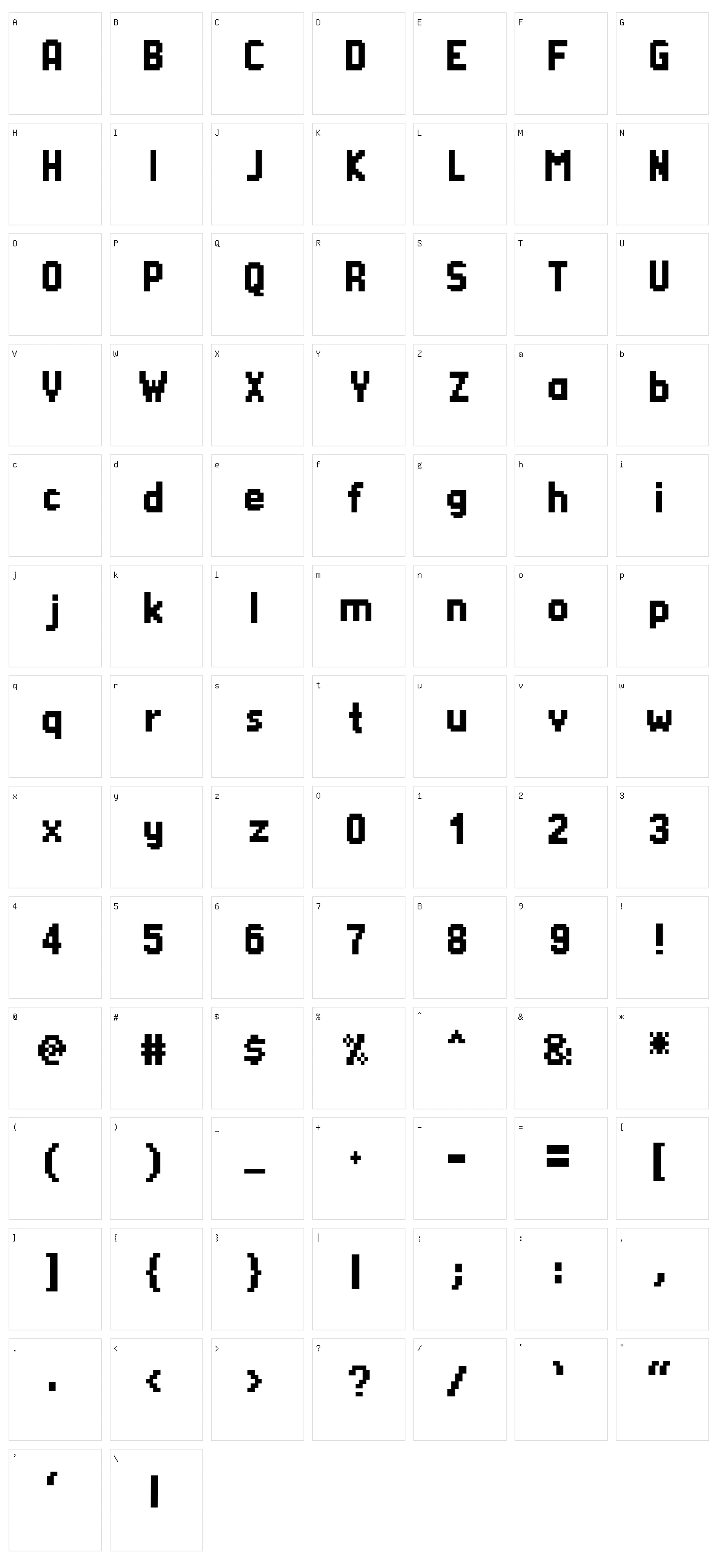 Silom Character Set