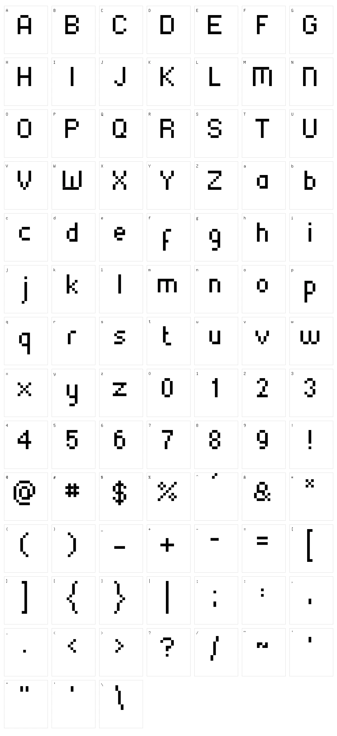 SKA 75 Marul CE Character Set