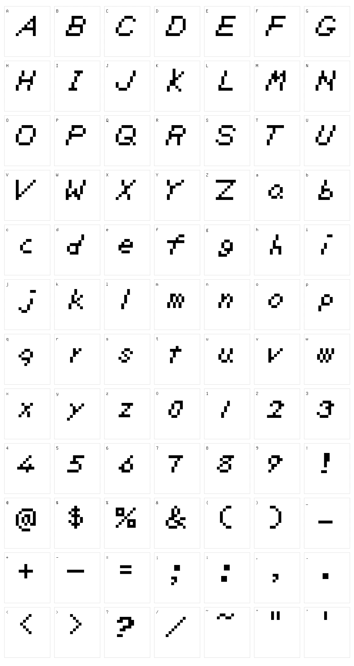 SMB Deluxe Character Set