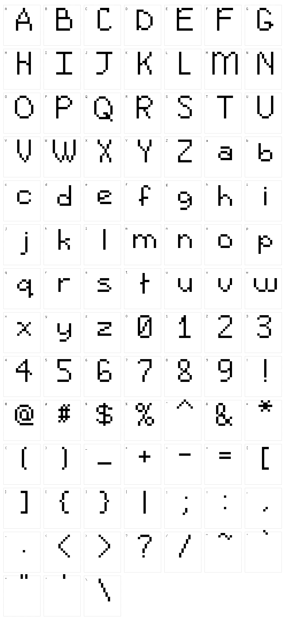 Sprite Comic Character Set