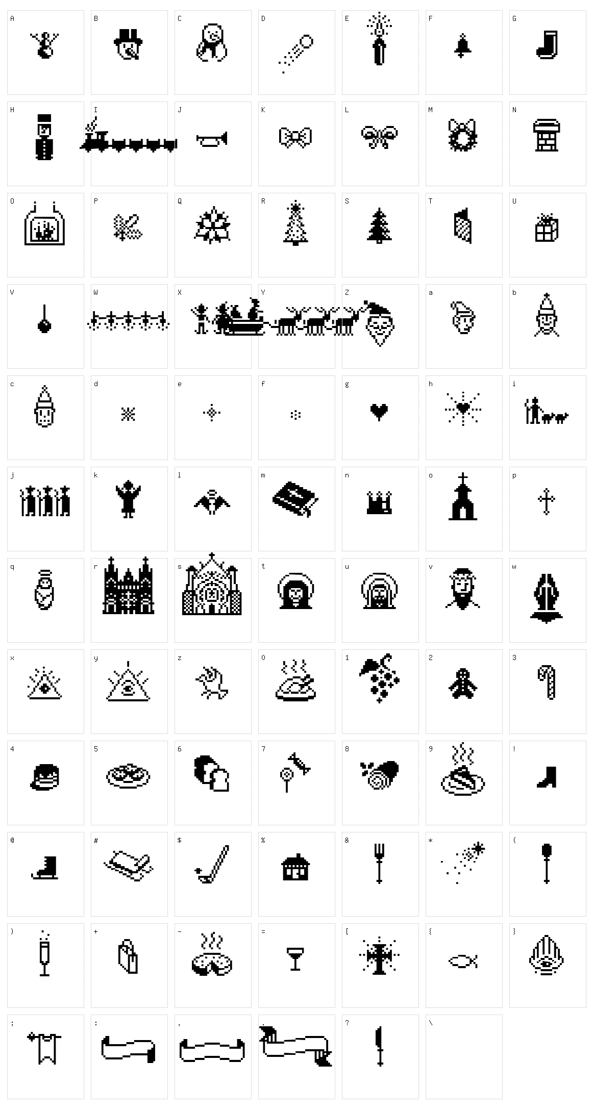 Suboel Character Set