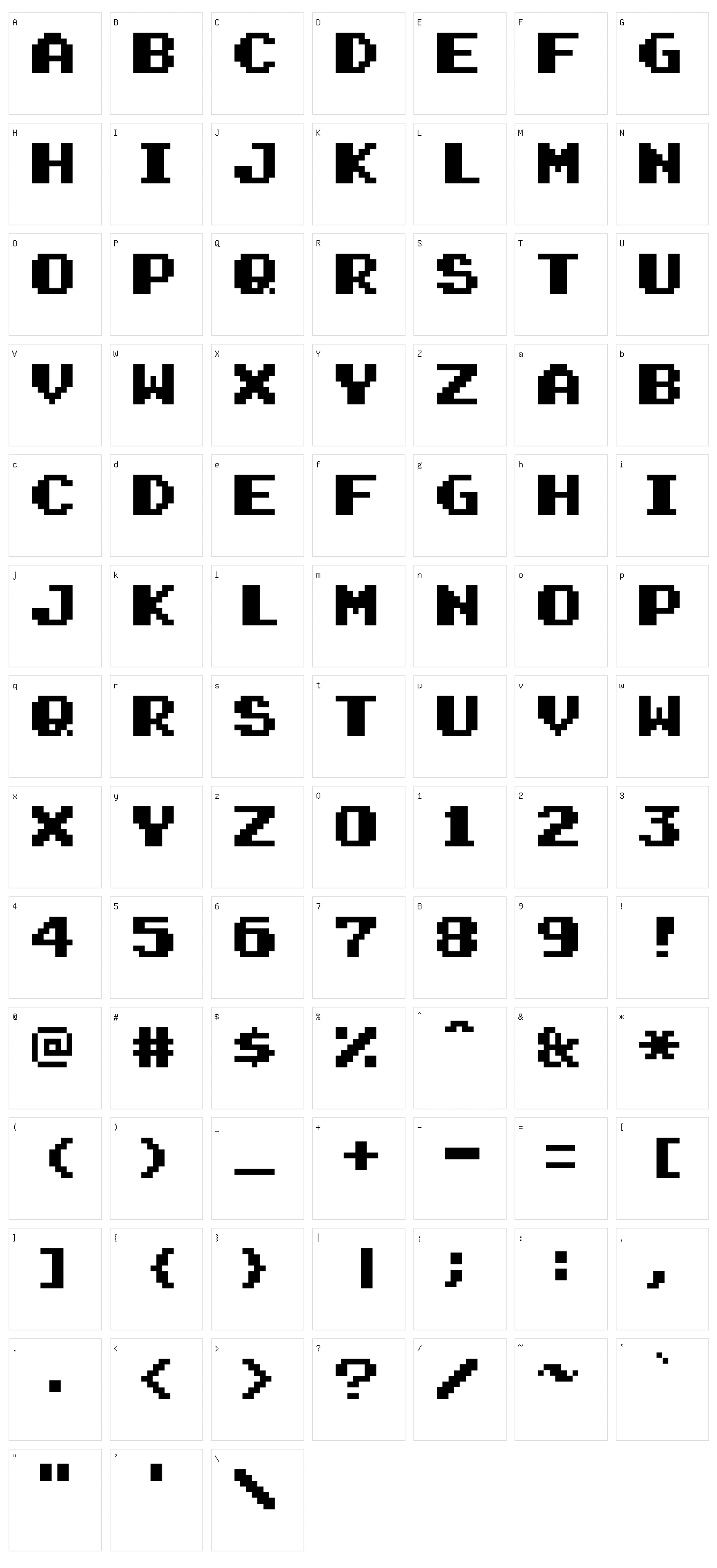 Super Mario Bros. 2 Character Set
