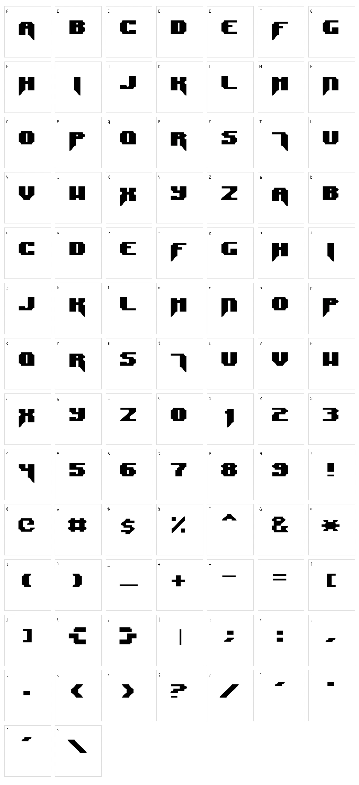 Syntax Error Syntax Terror Character Set