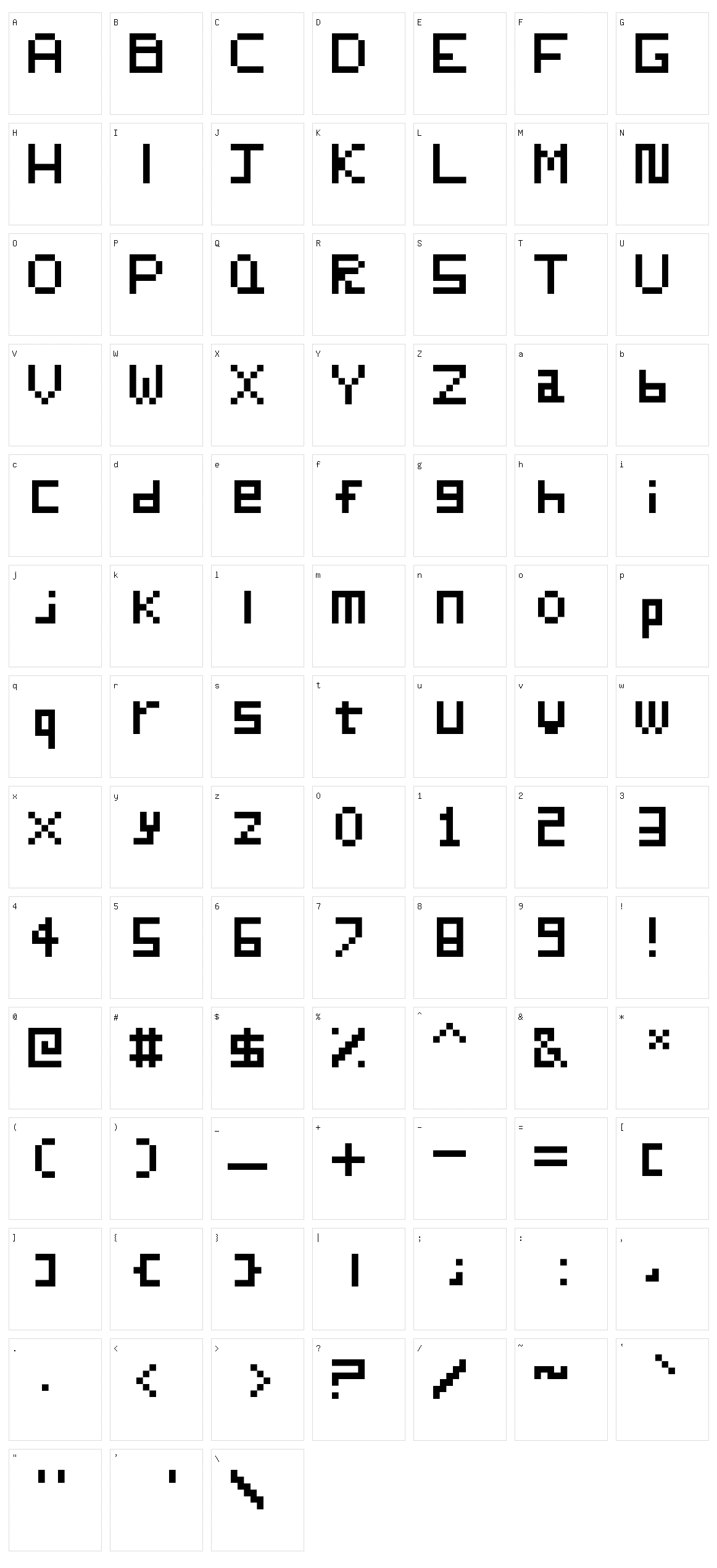 The Call Character Set