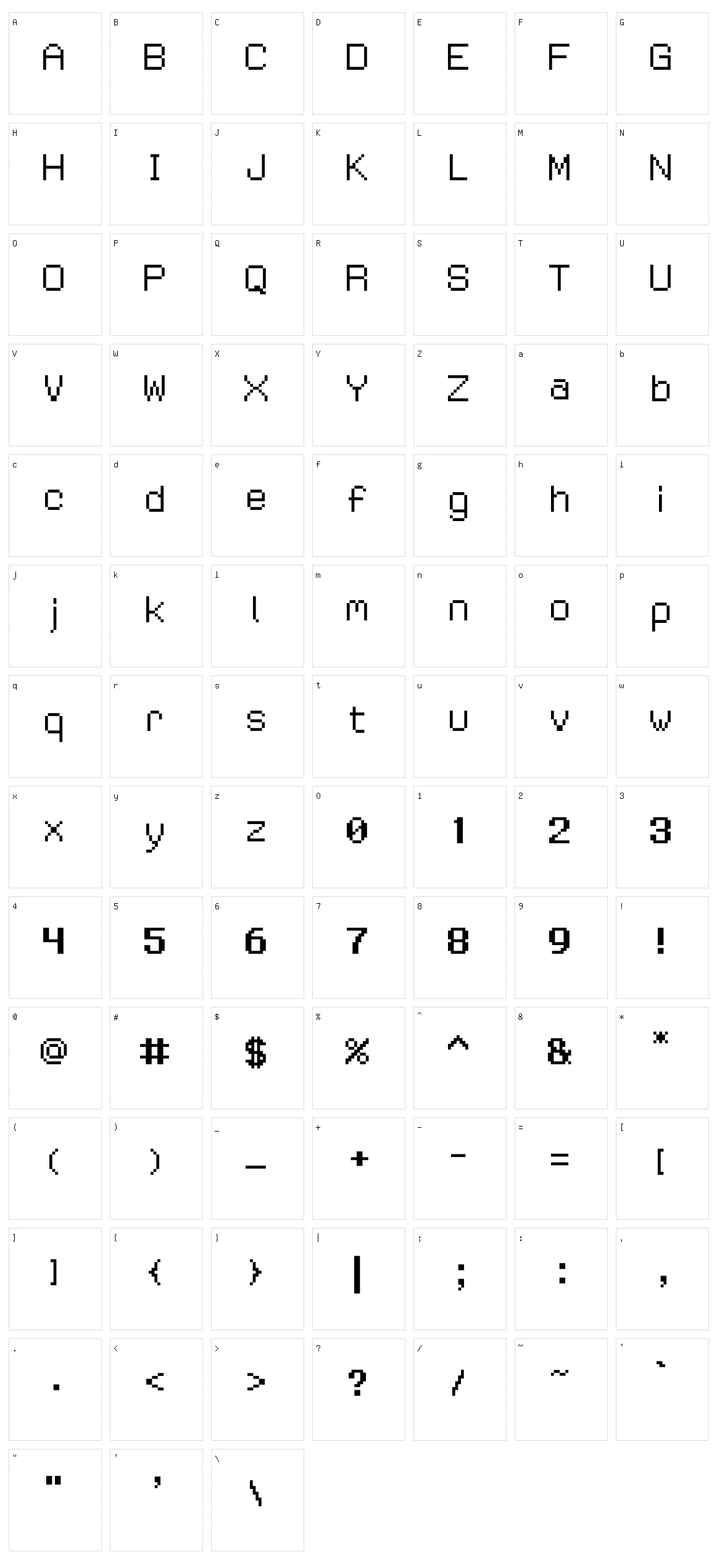 Waster Master 10 Character Set