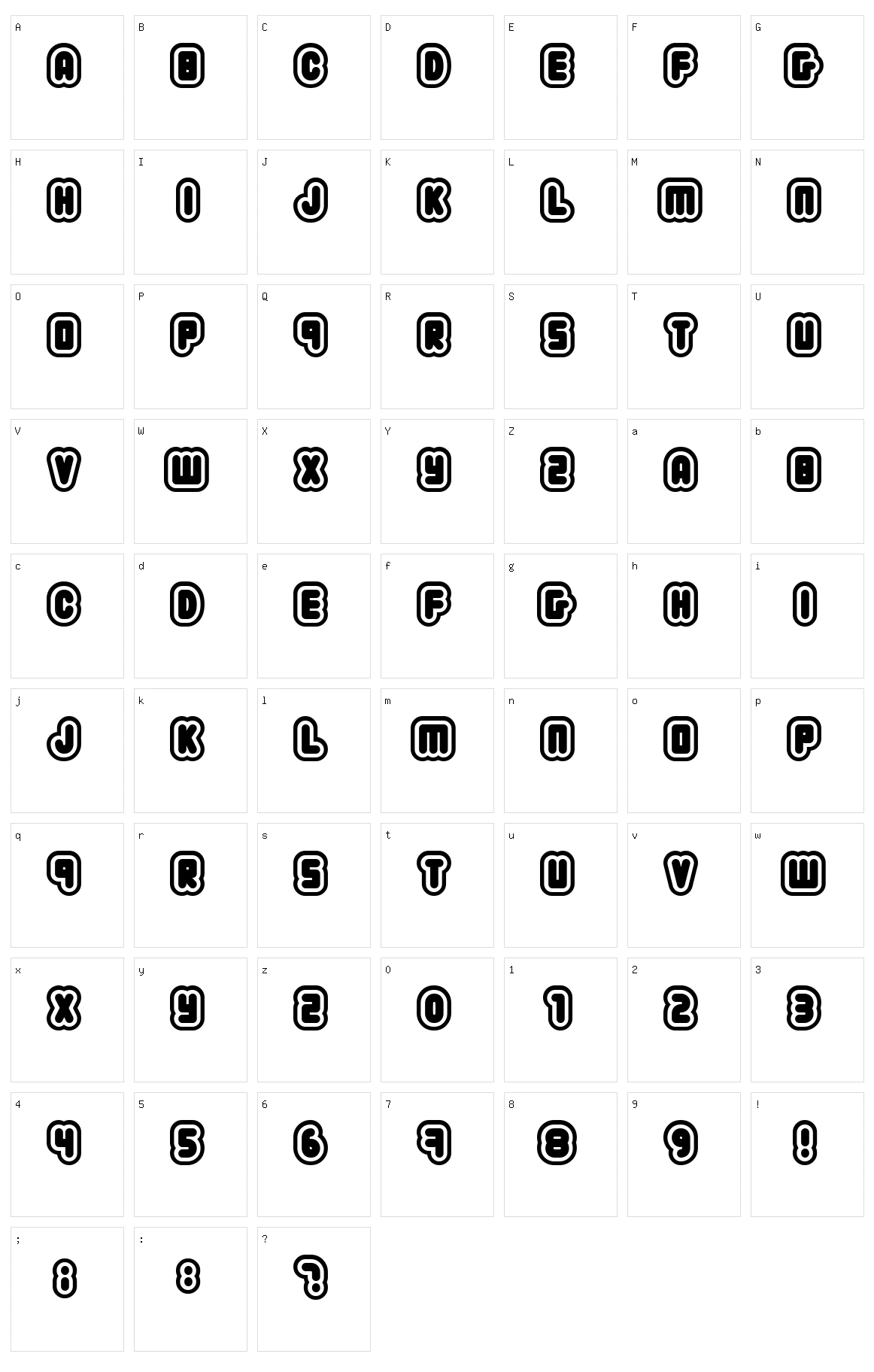 222.03 Character Set