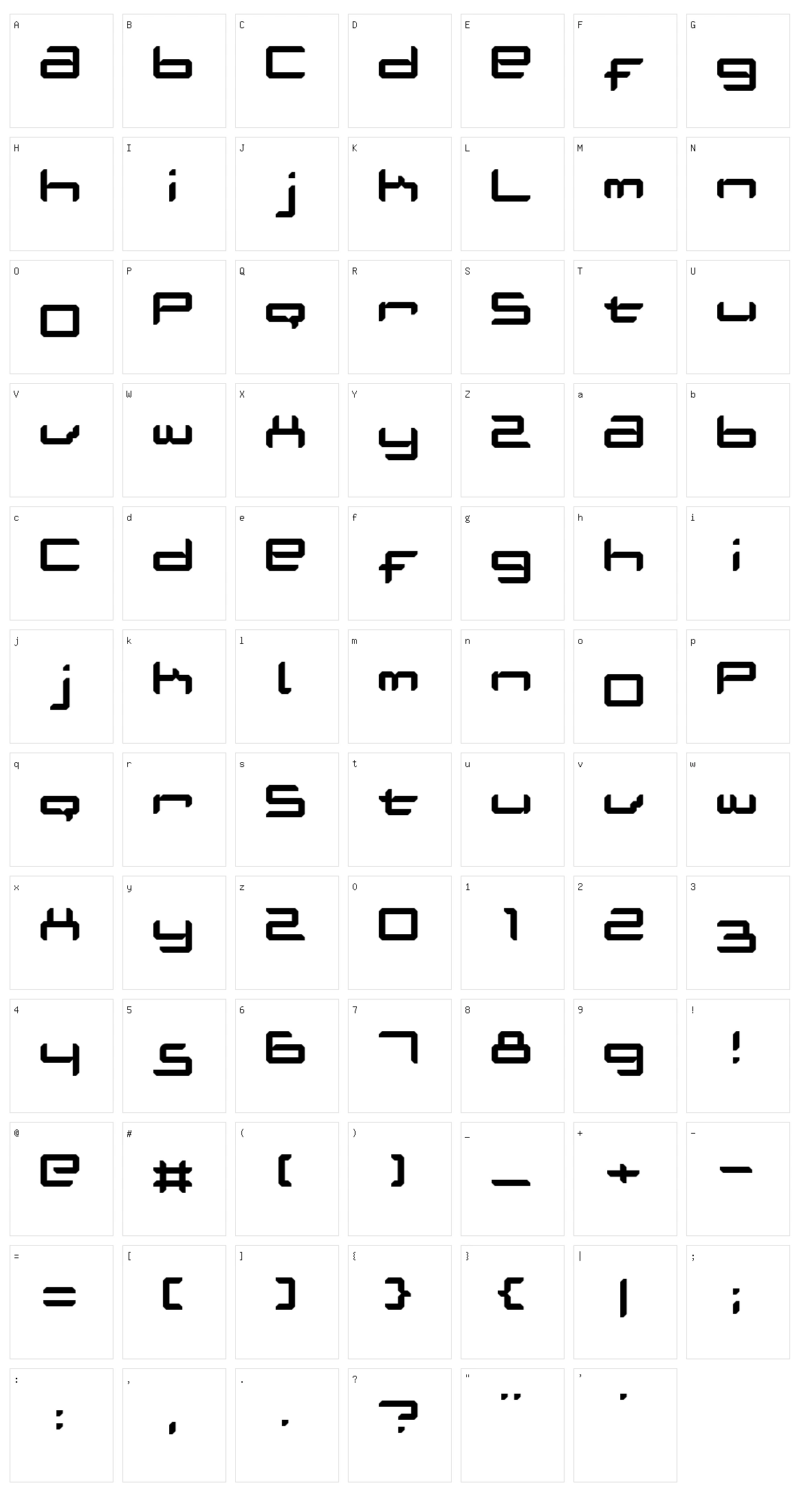Ablattive Character Set