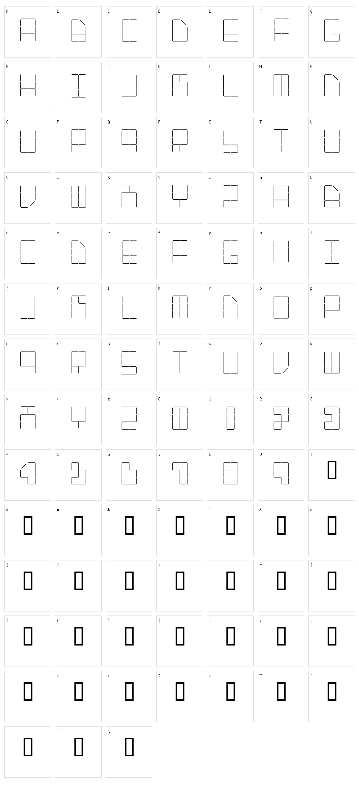AI Stapler Character Set