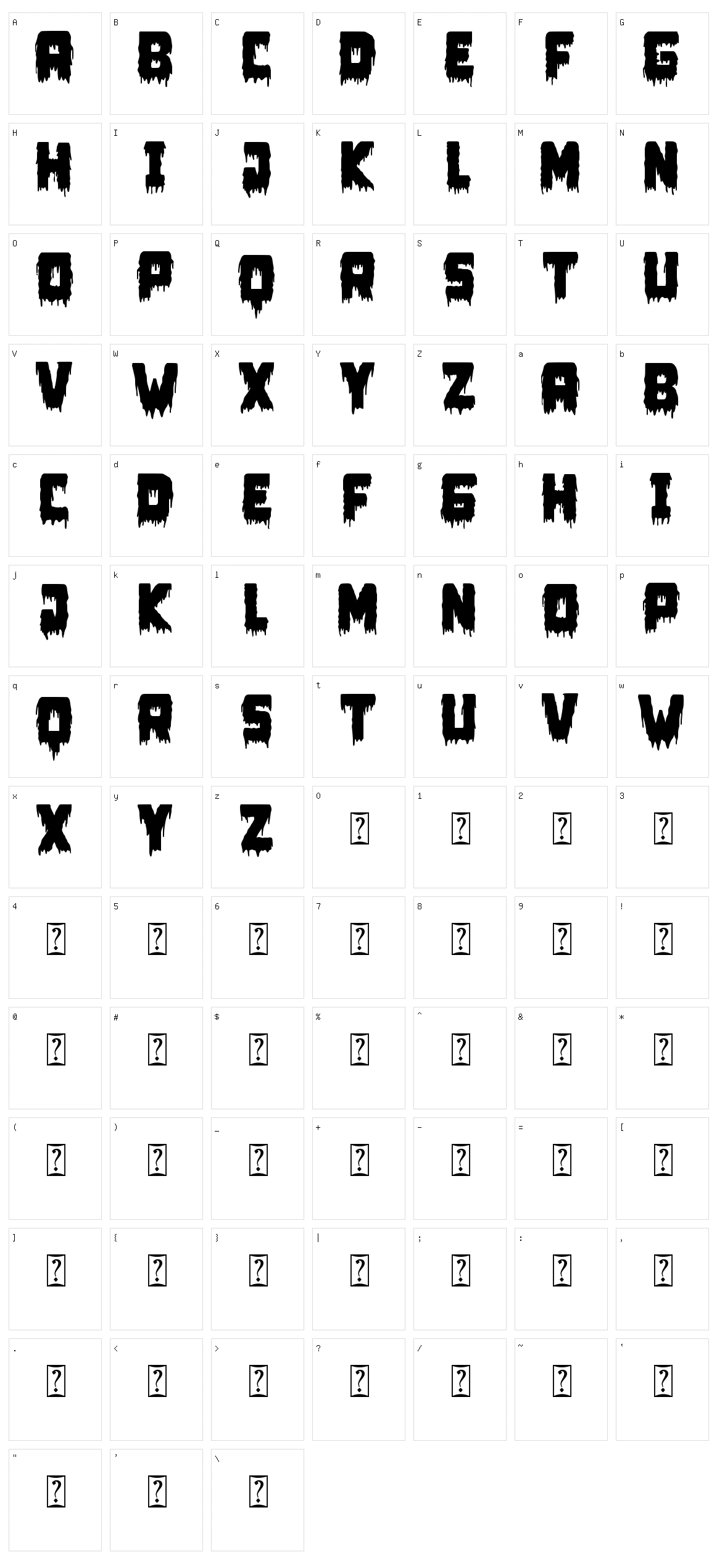 Zombie Mummy Character Set