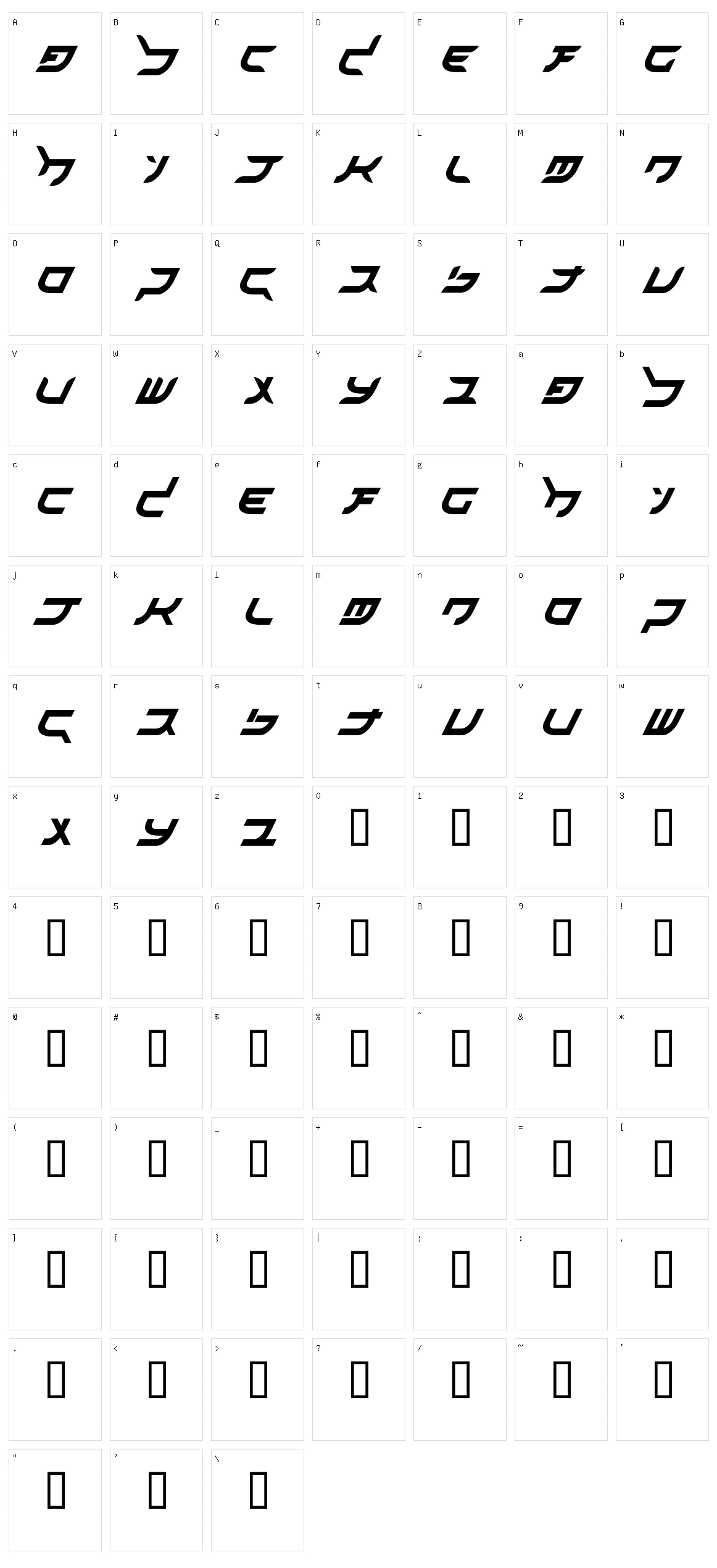 Akihibara Hyper Character Set