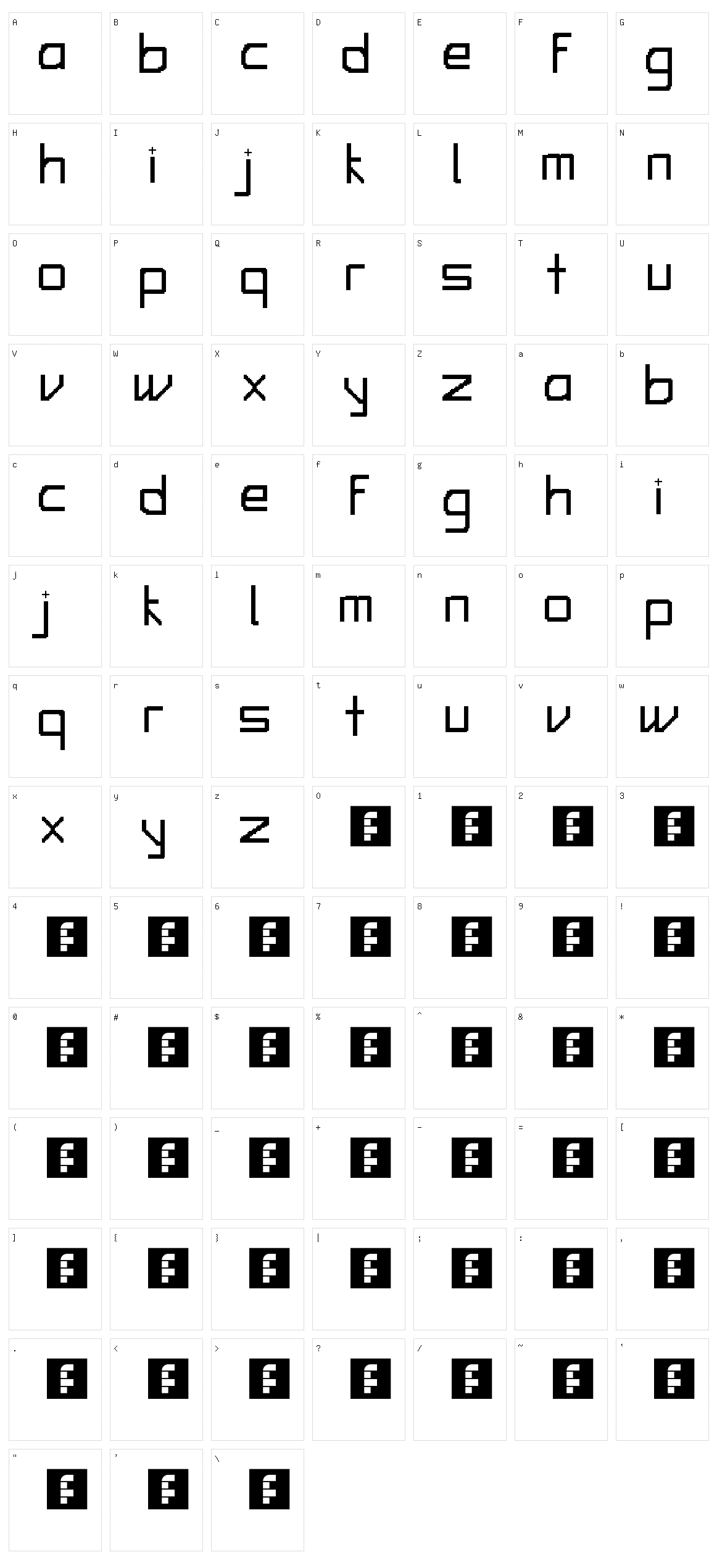 Alfie Ferdinand Character Set