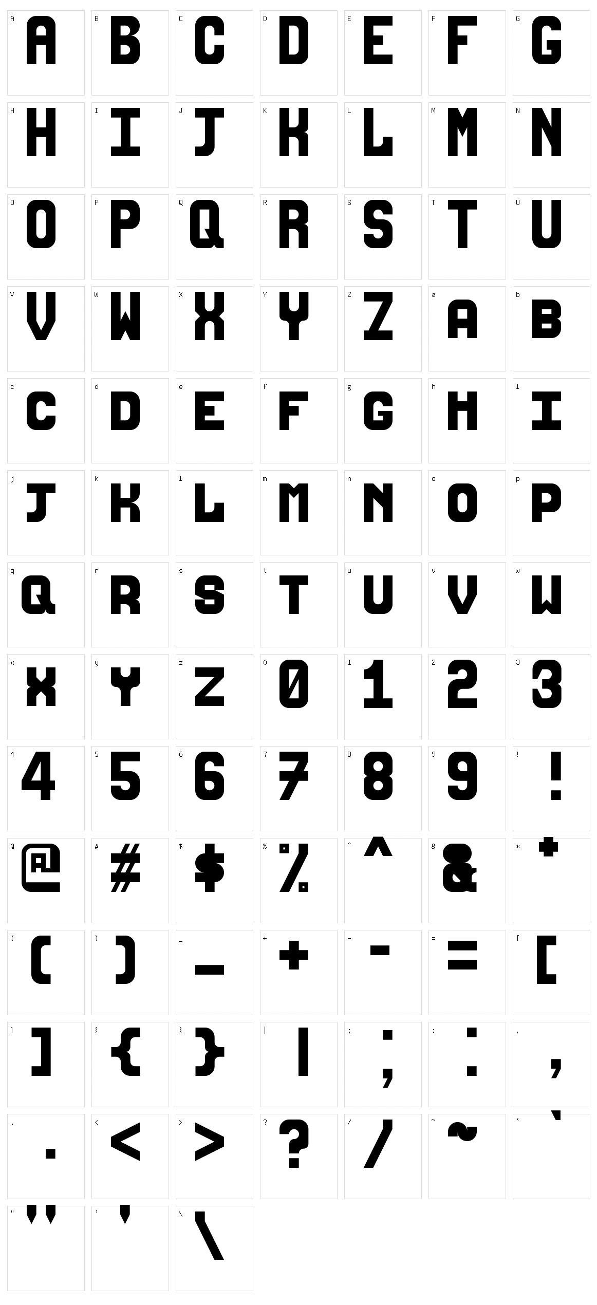 Anandala Character Set