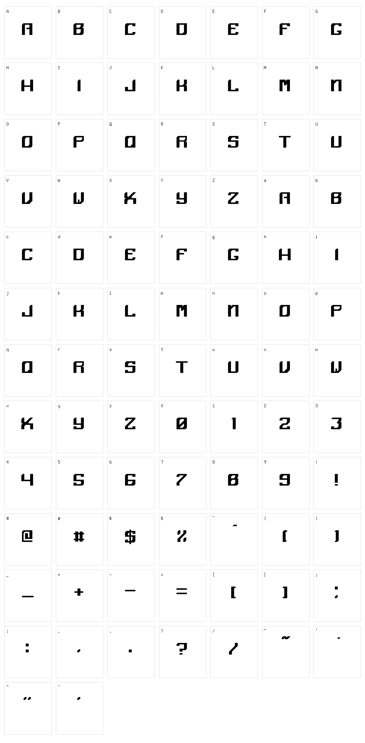 Angular Character Set