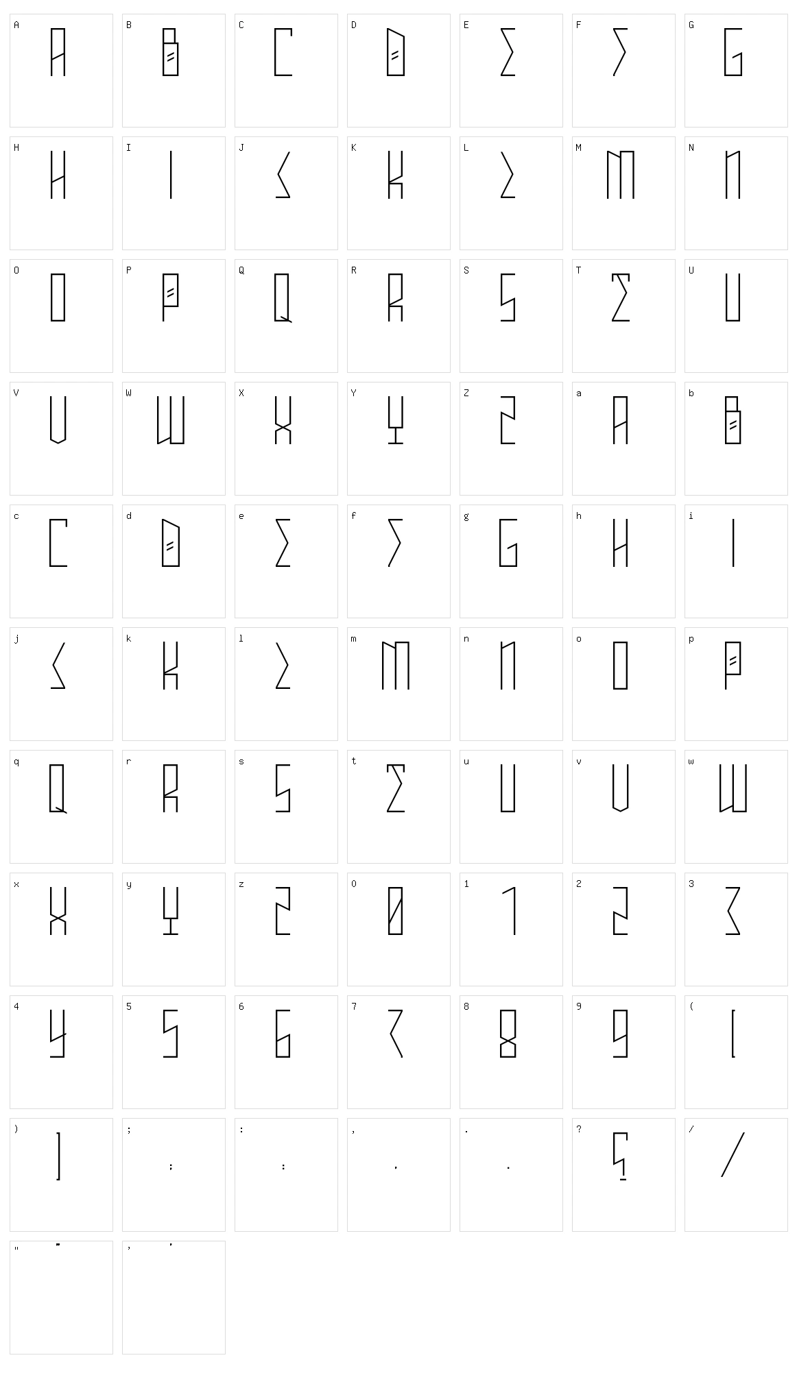 Annihilate Character Set