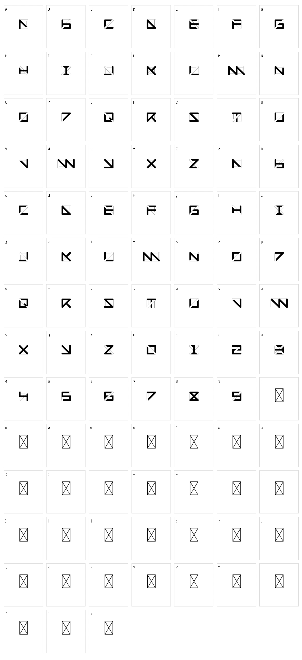 Antz Character Set