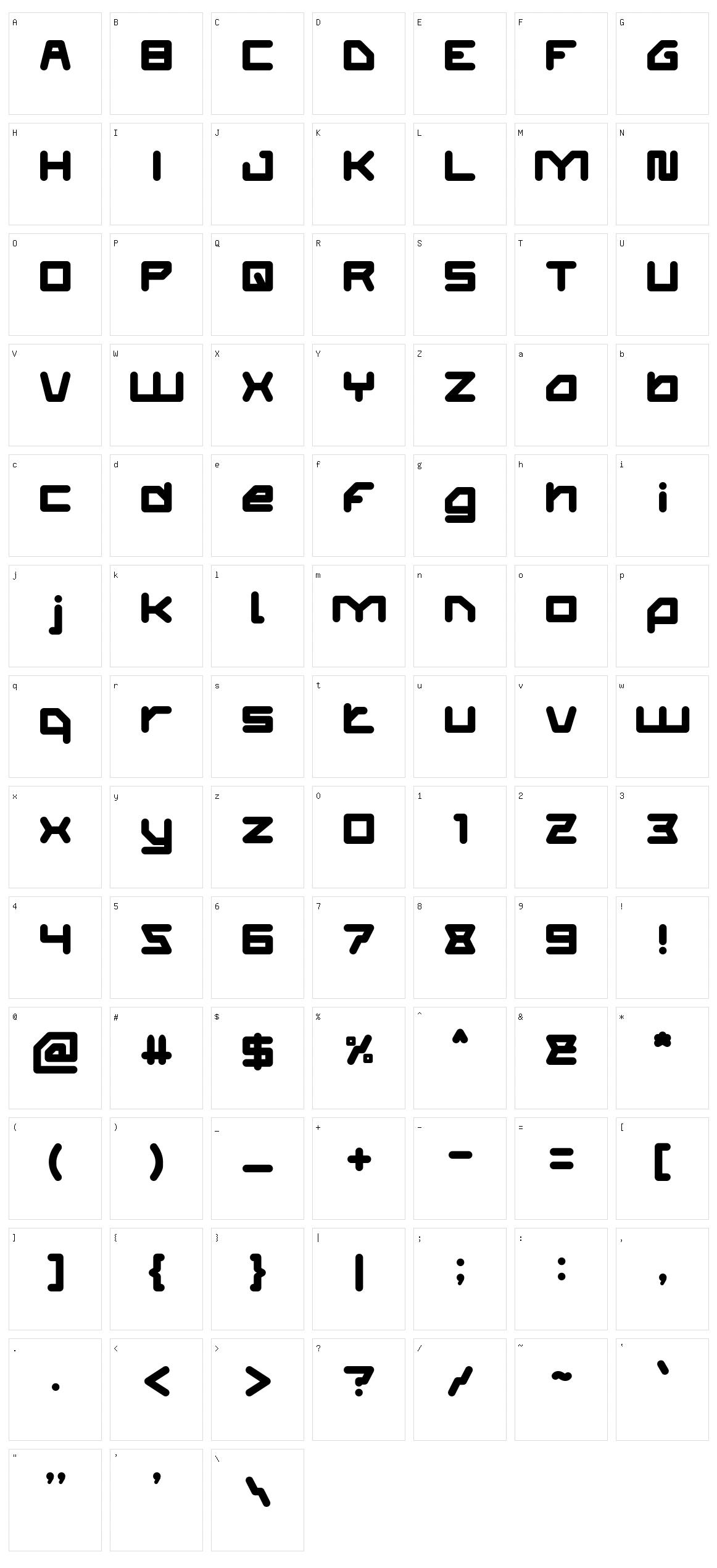 Athletic Character Set