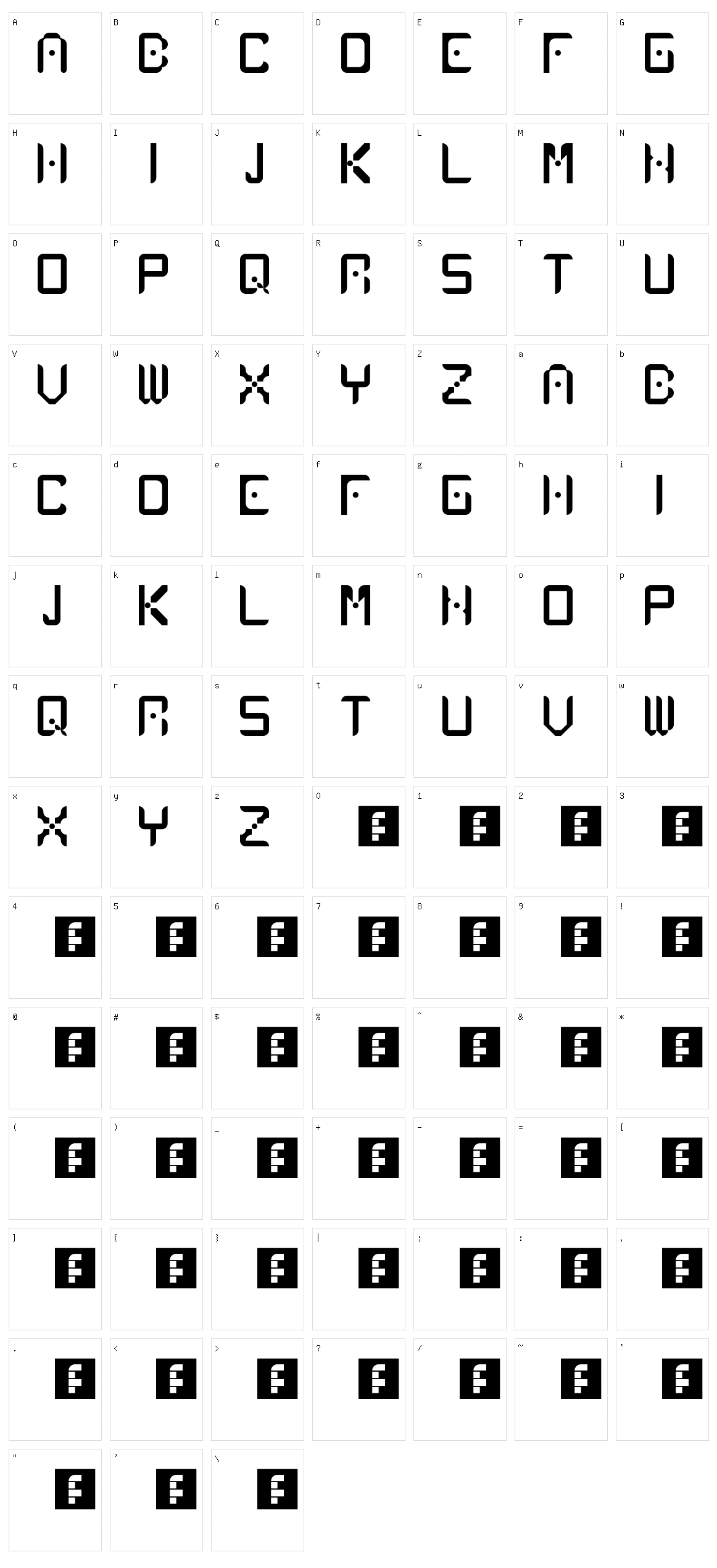 Atlancia Character Set