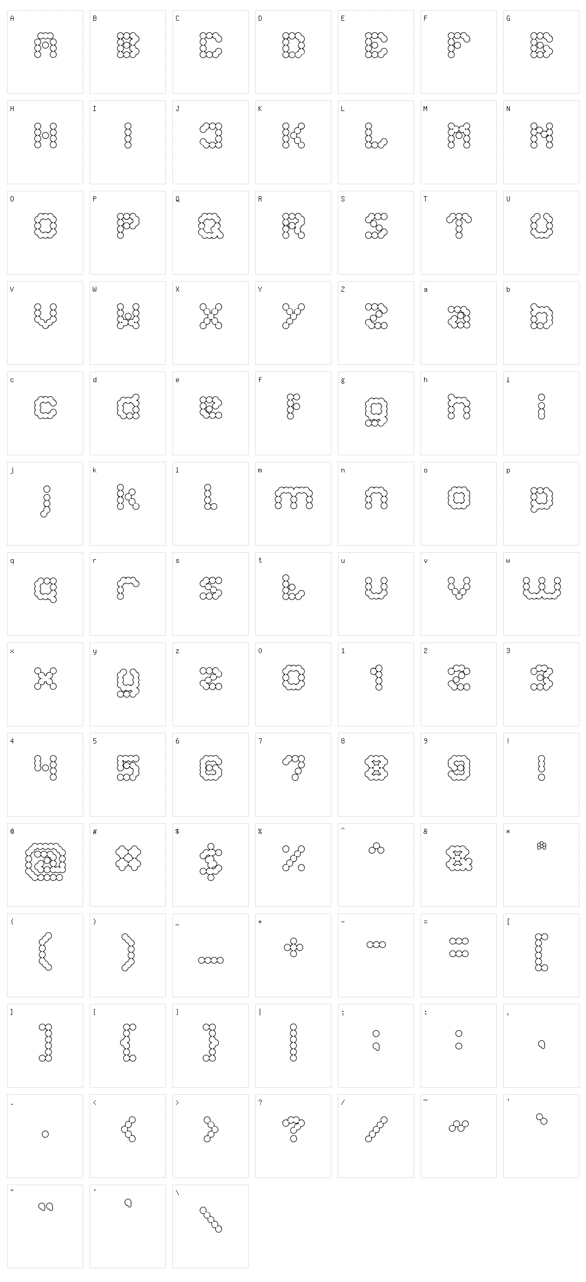 Atomic Planet Character Set