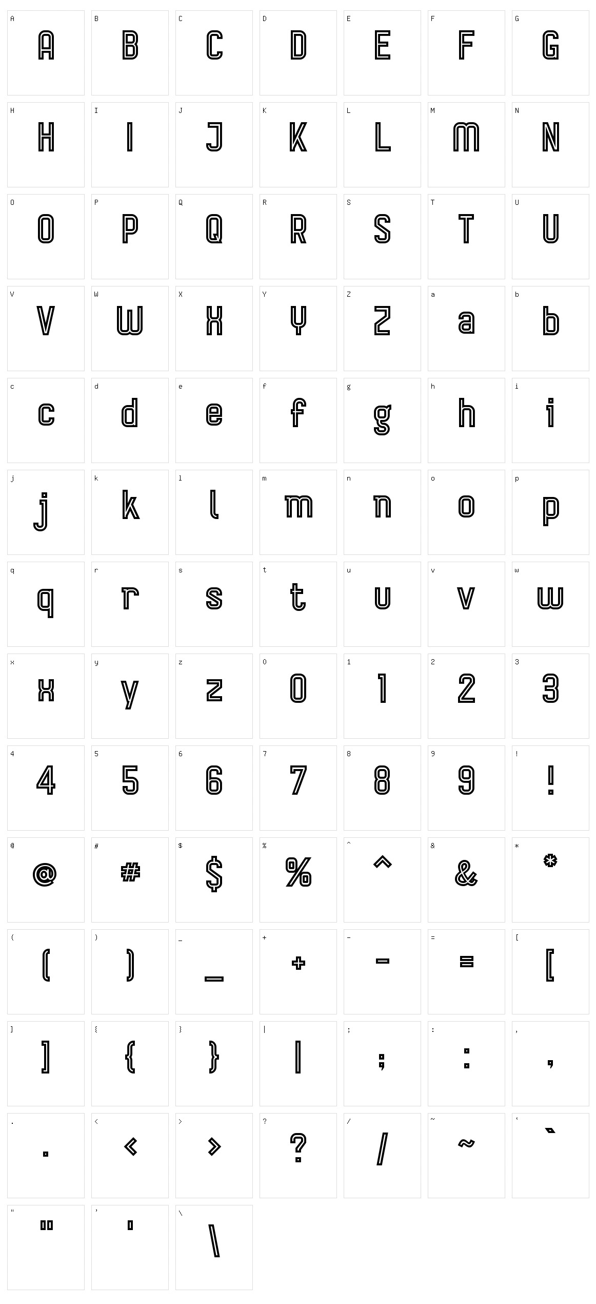 Aurach Tri Character Set