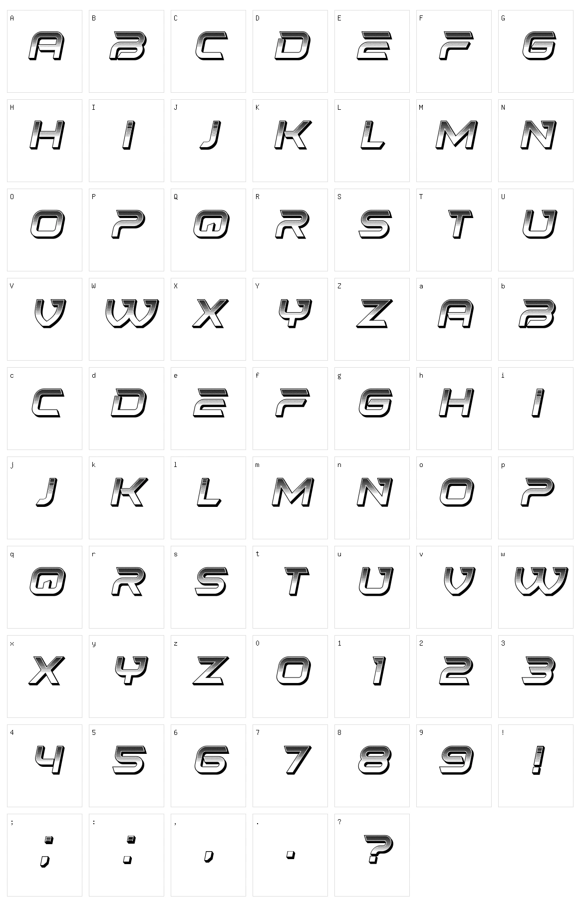 Baiser Character Set