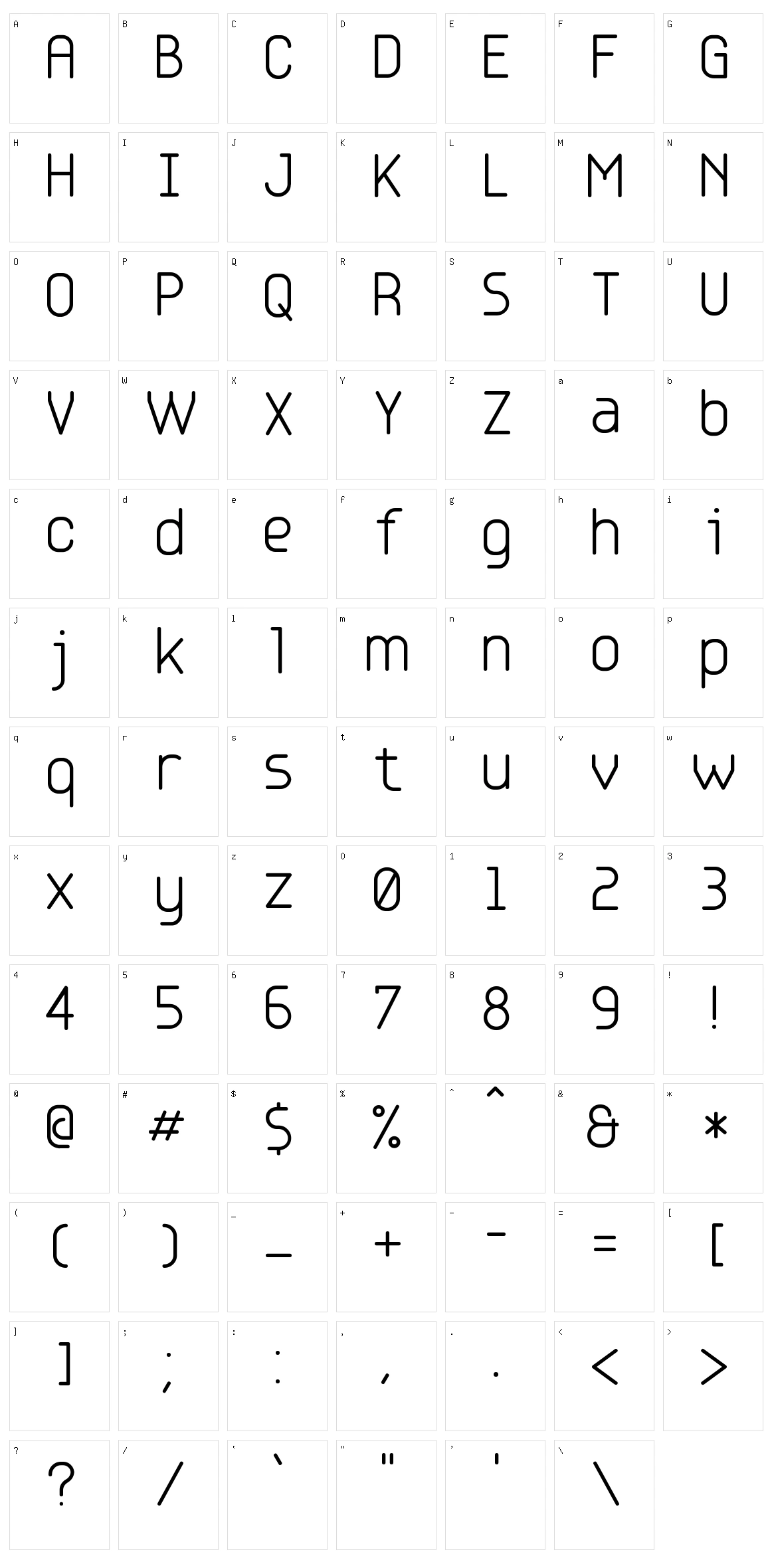 Base 4-5-6 Character Set