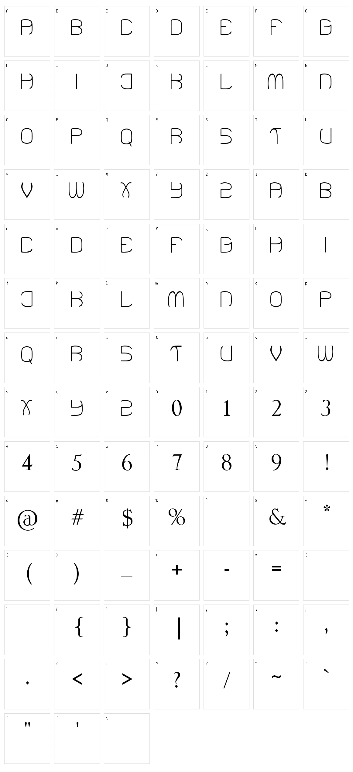 Been Hanging Around Character Set