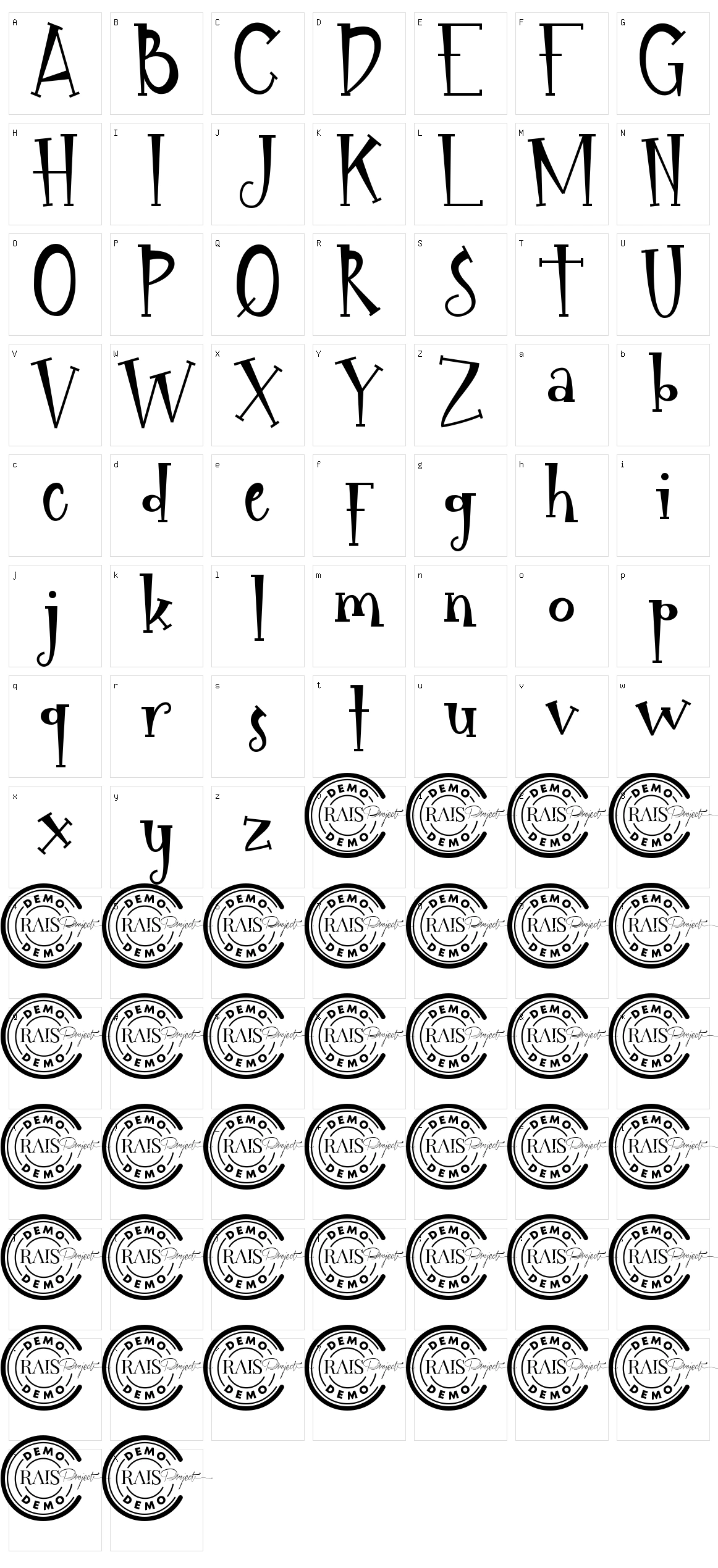 Sparkling Witch Character Set