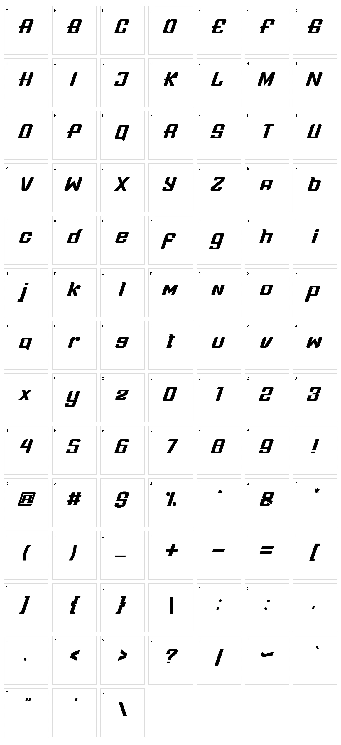 Boldness Race Character Set