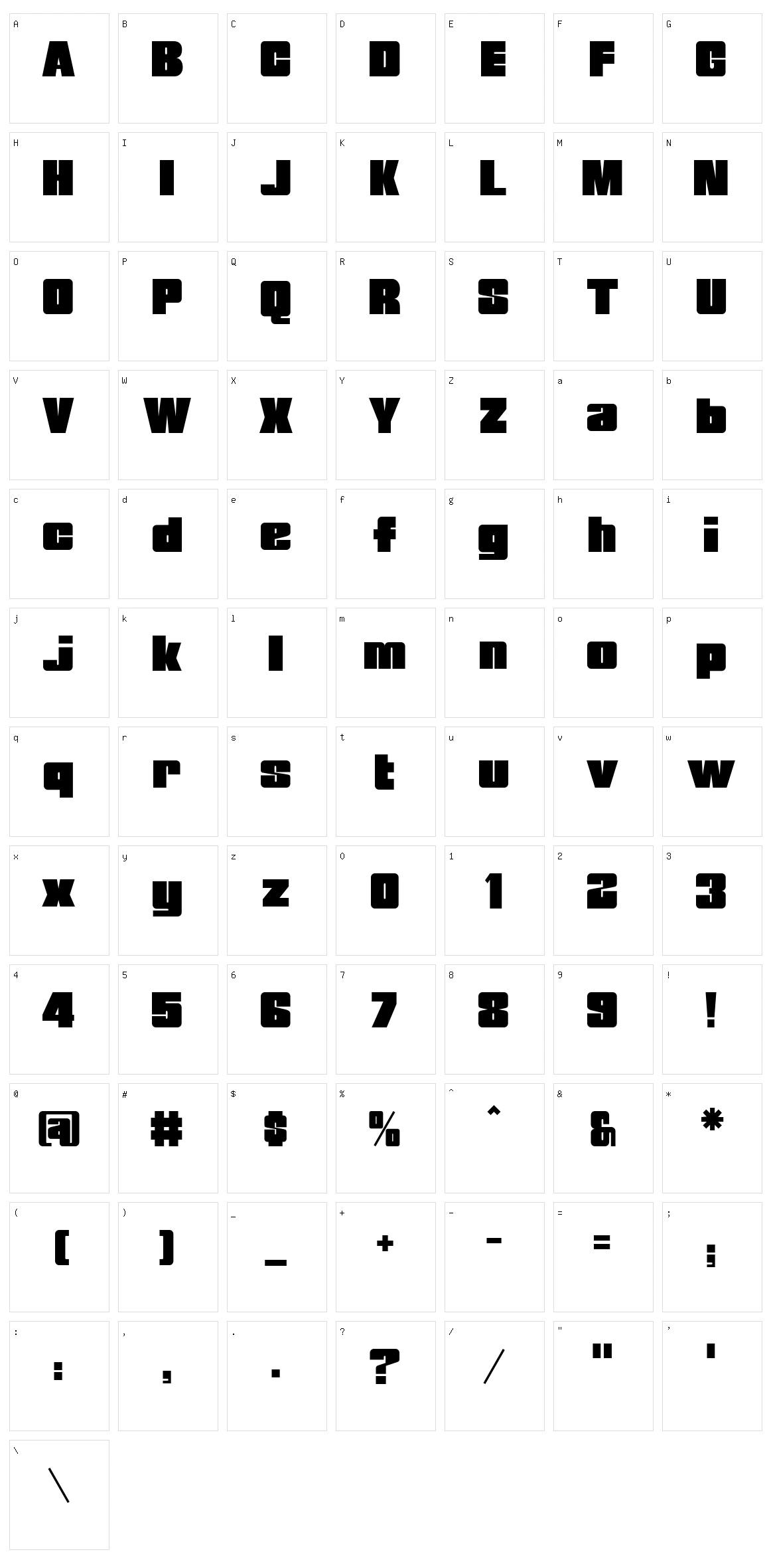 Breakaway Character Set