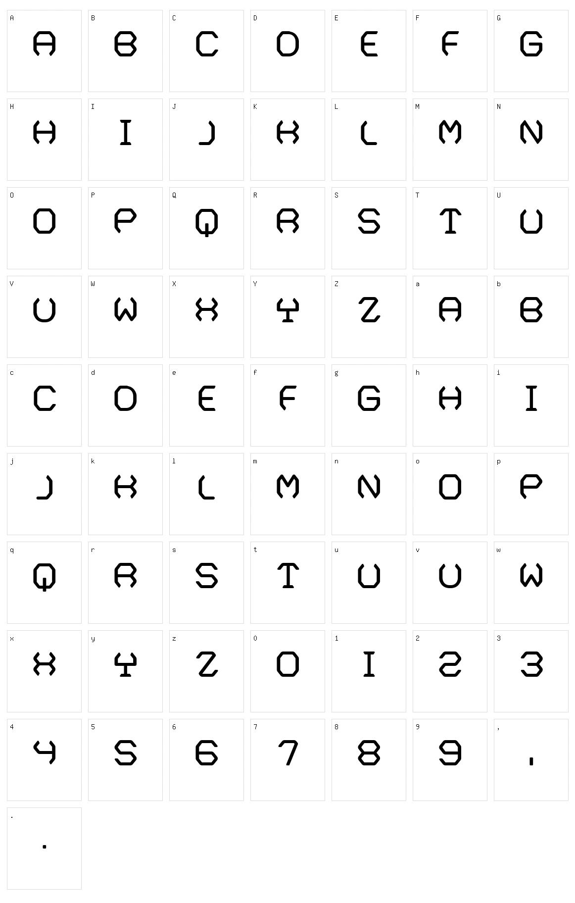 Broughts Character Set