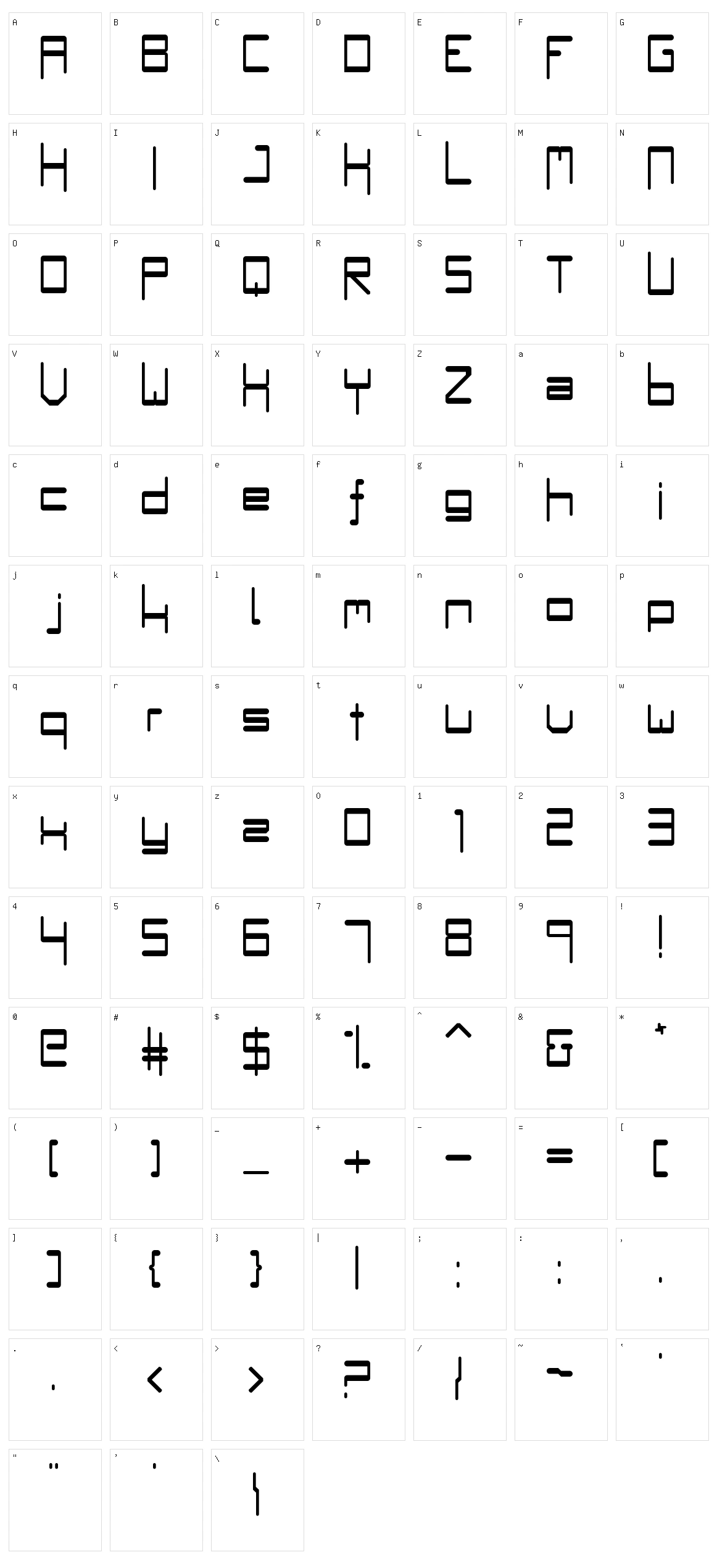 Bumple Character Set