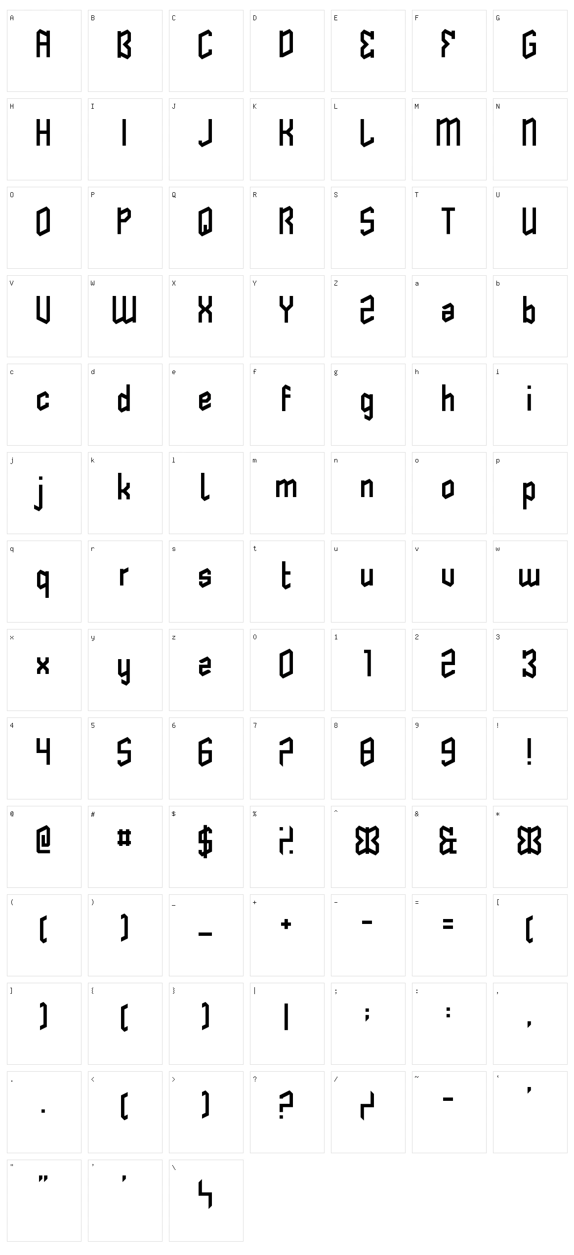 Butterfly Reflect Character Set