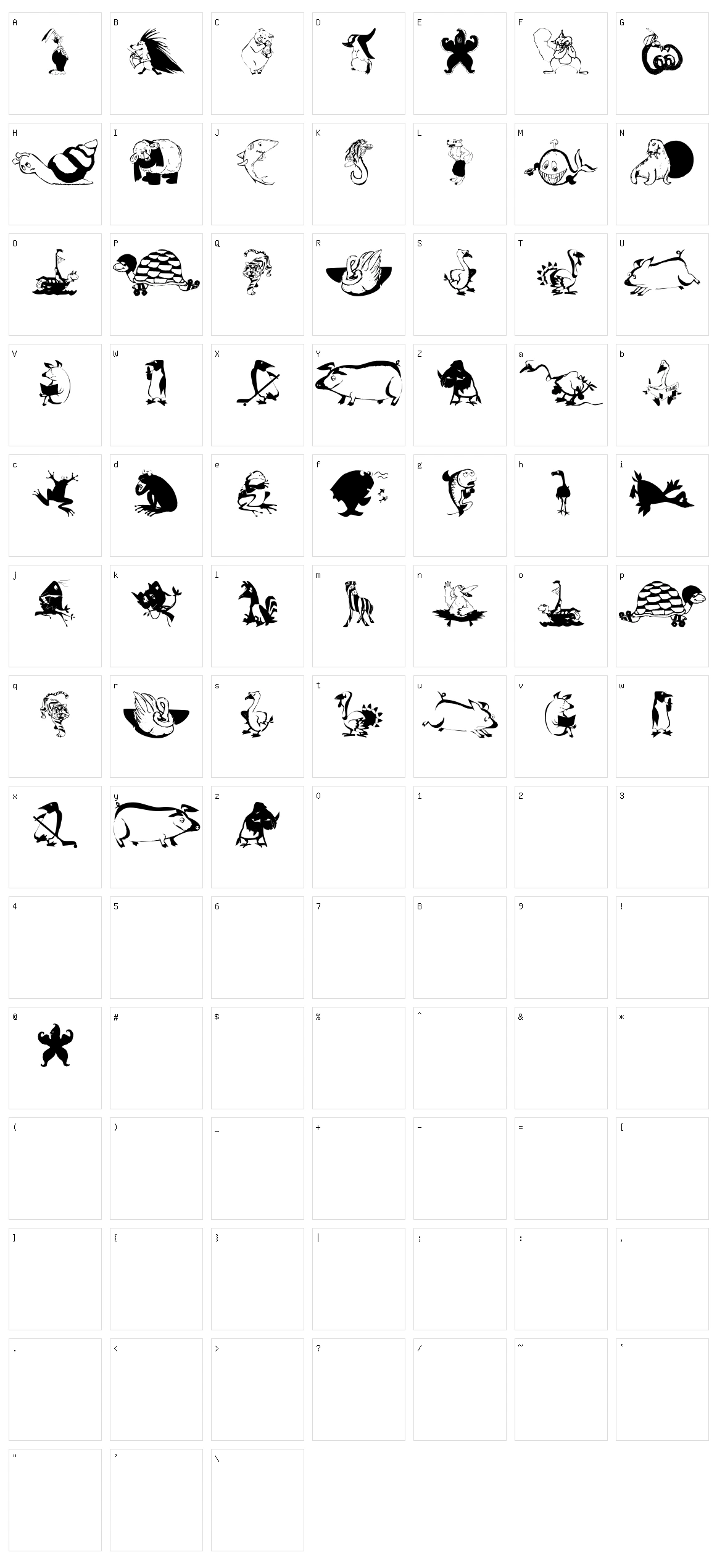 Animal Comedians Character Set