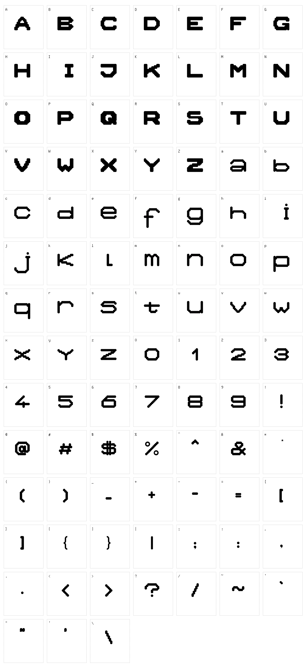 Clouds Character Set