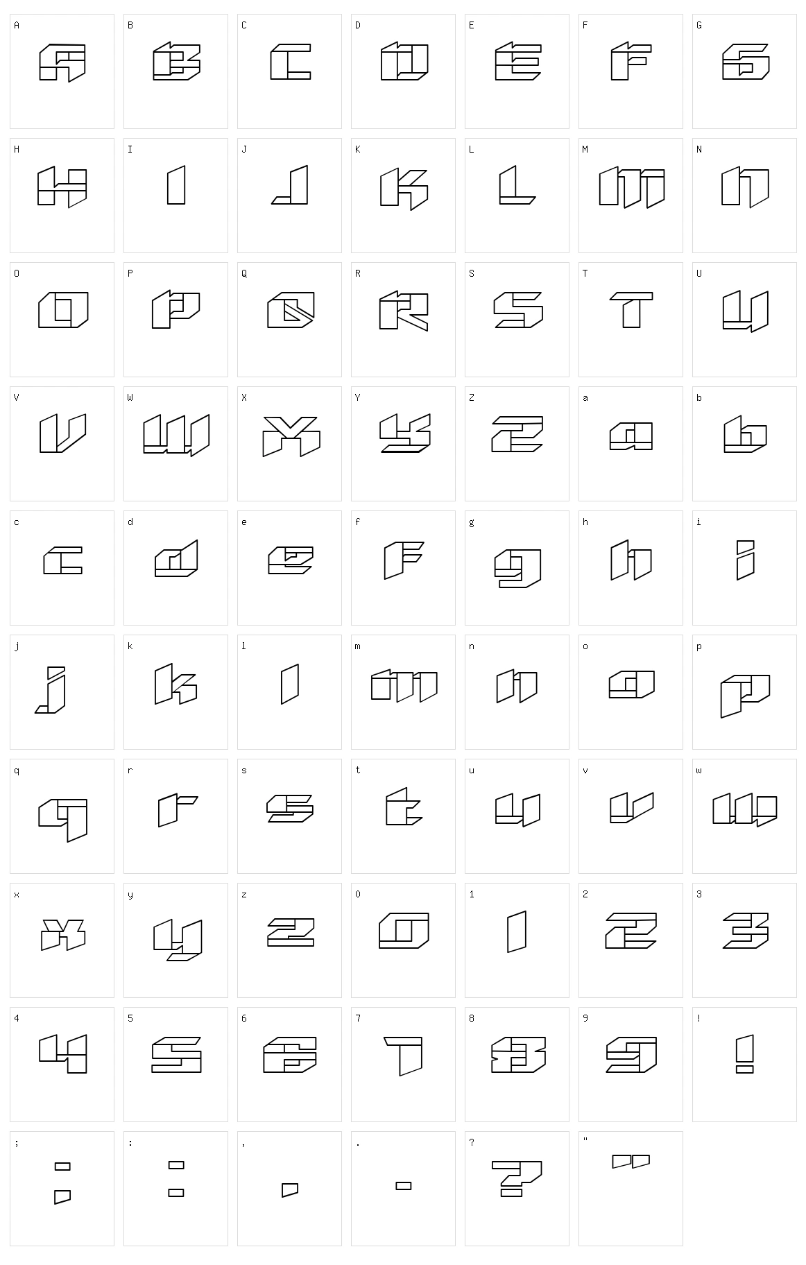 Compression Character Set