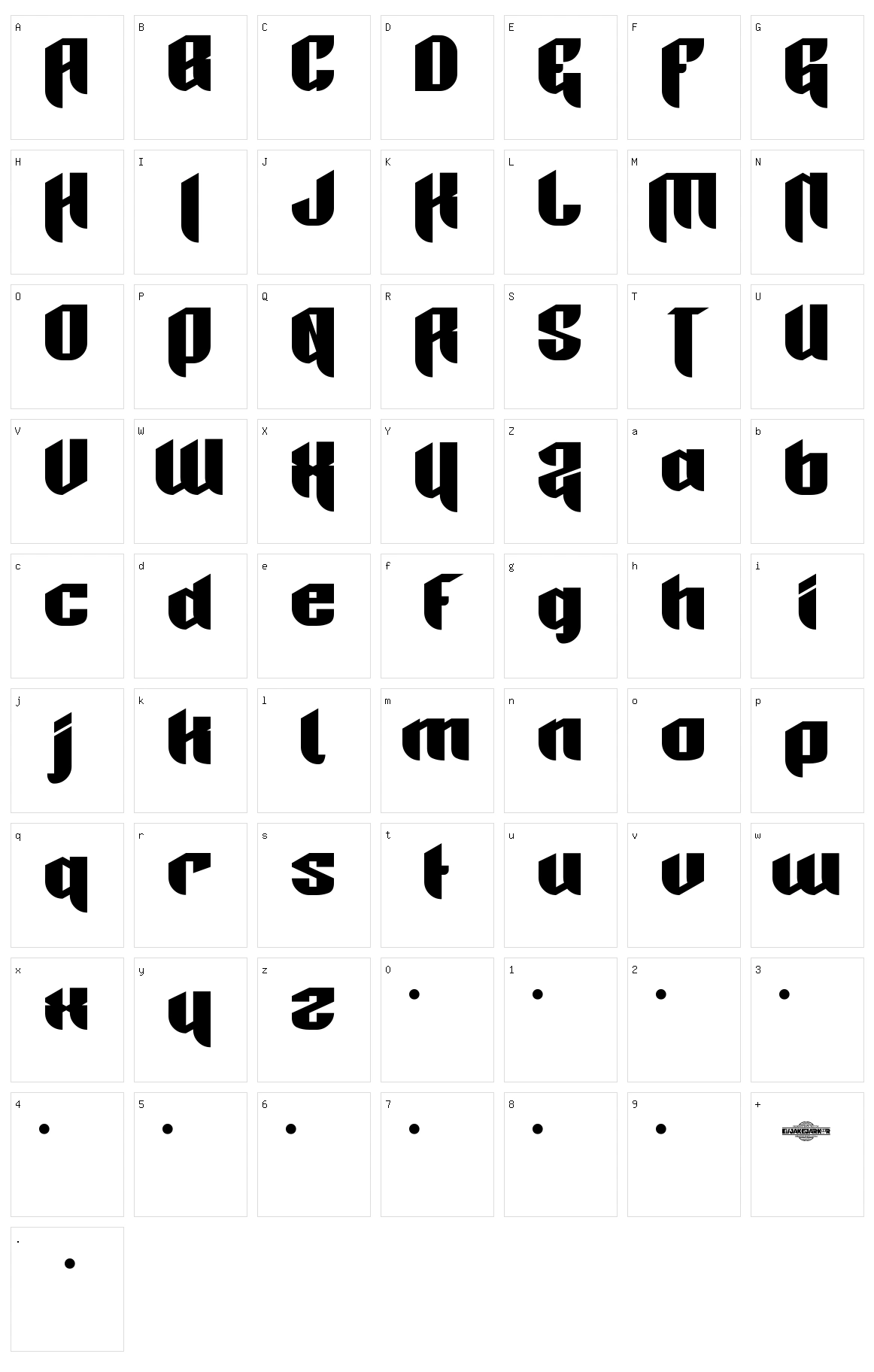 Conflictivo Character Set
