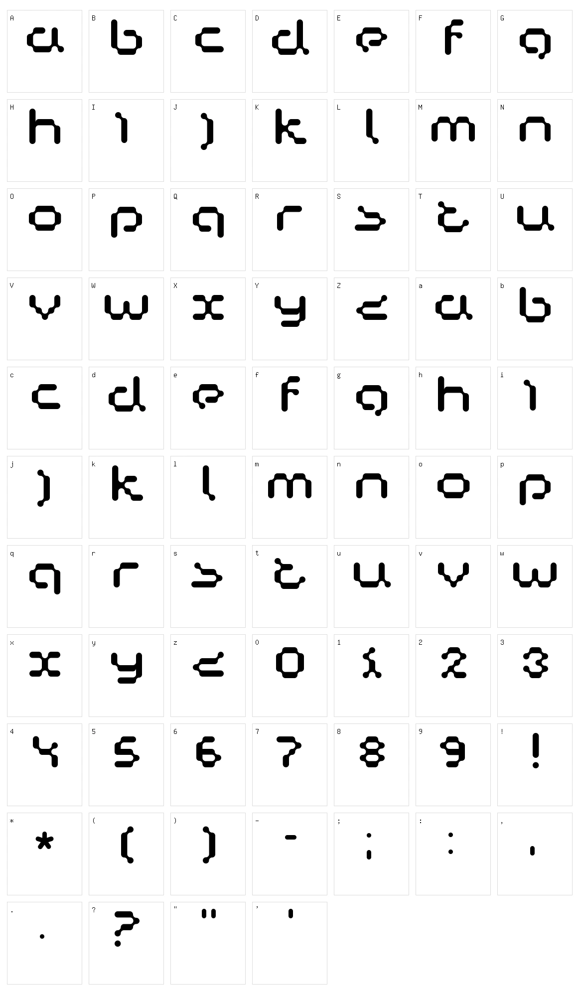 Copycat Character Set