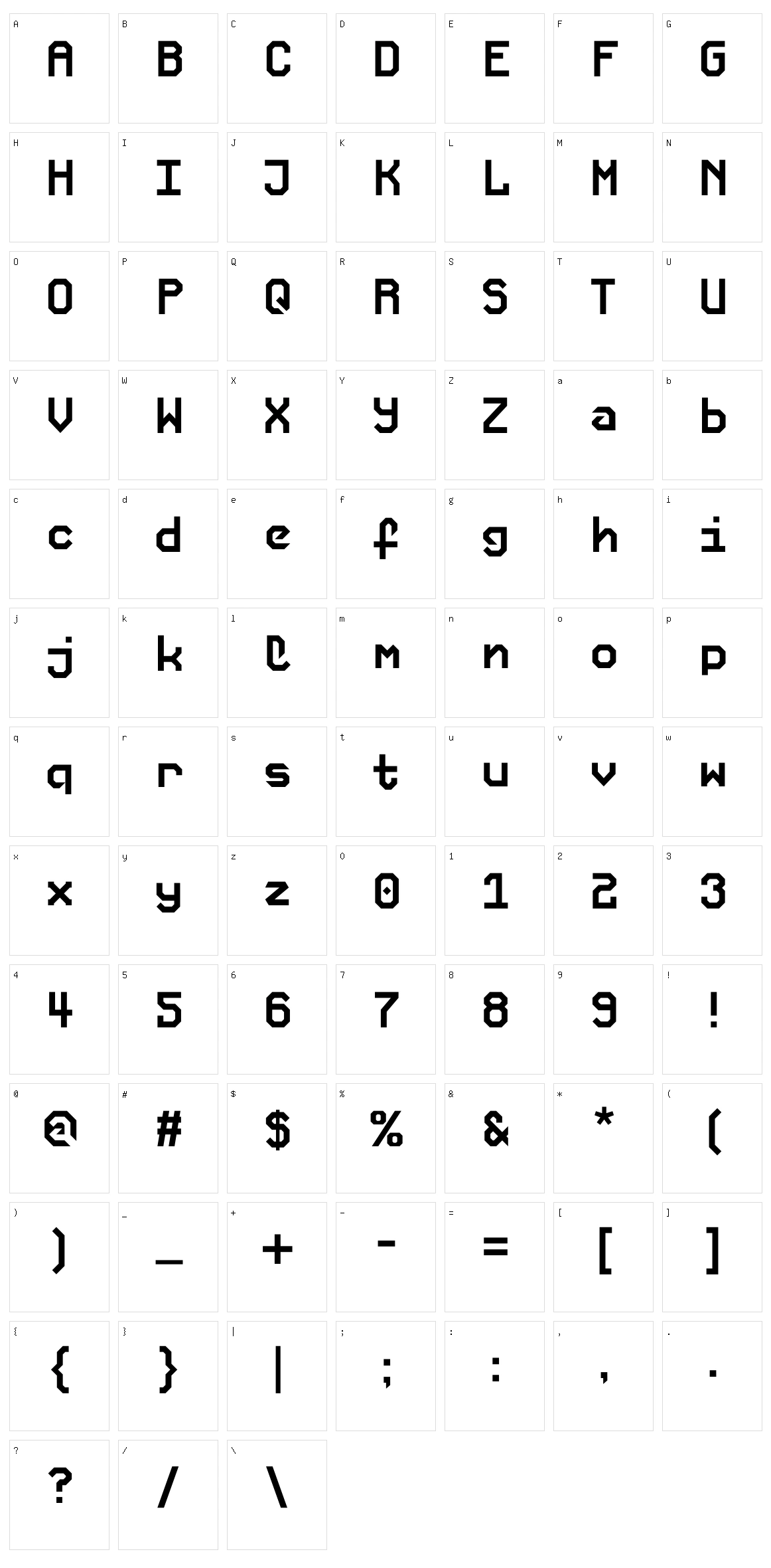 Corwin College Character Set