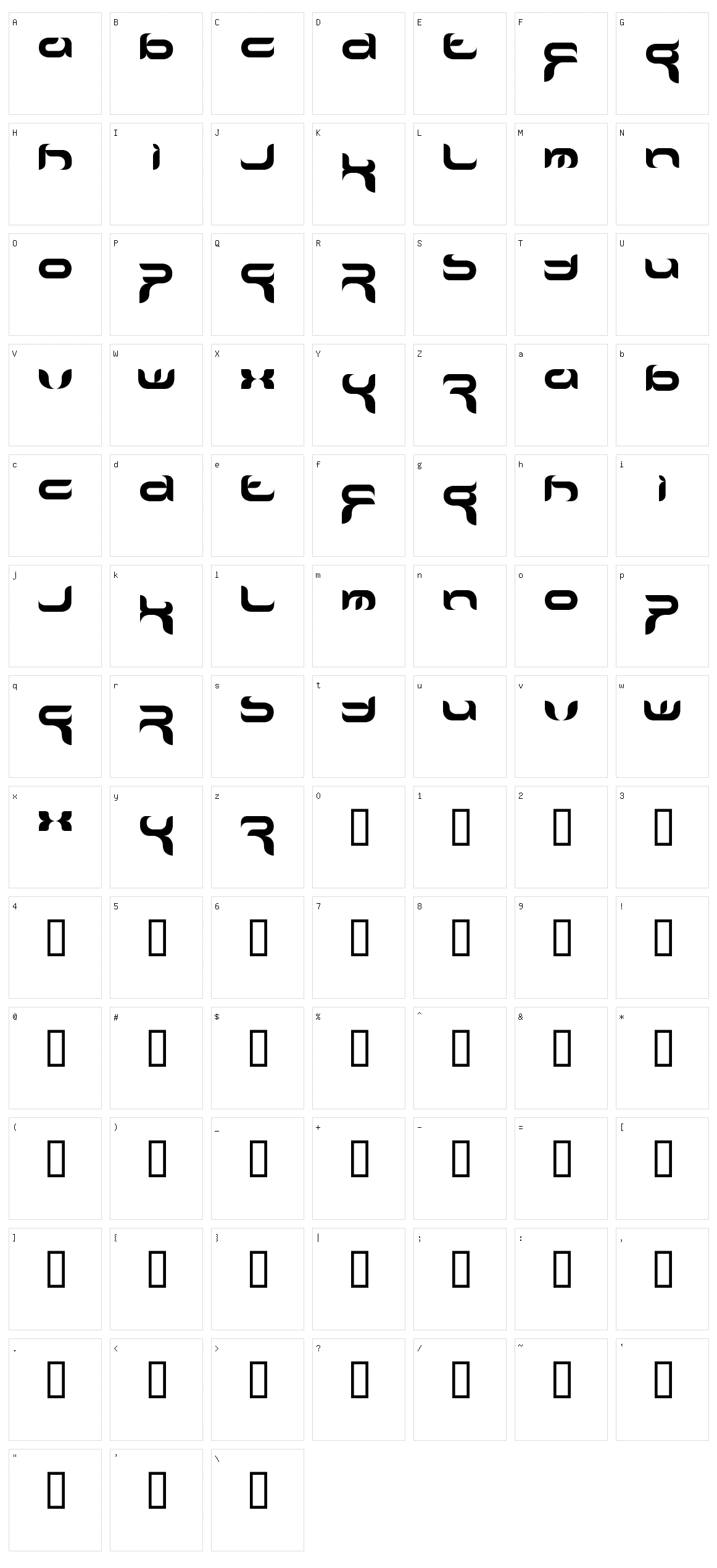 Crafty Character Set