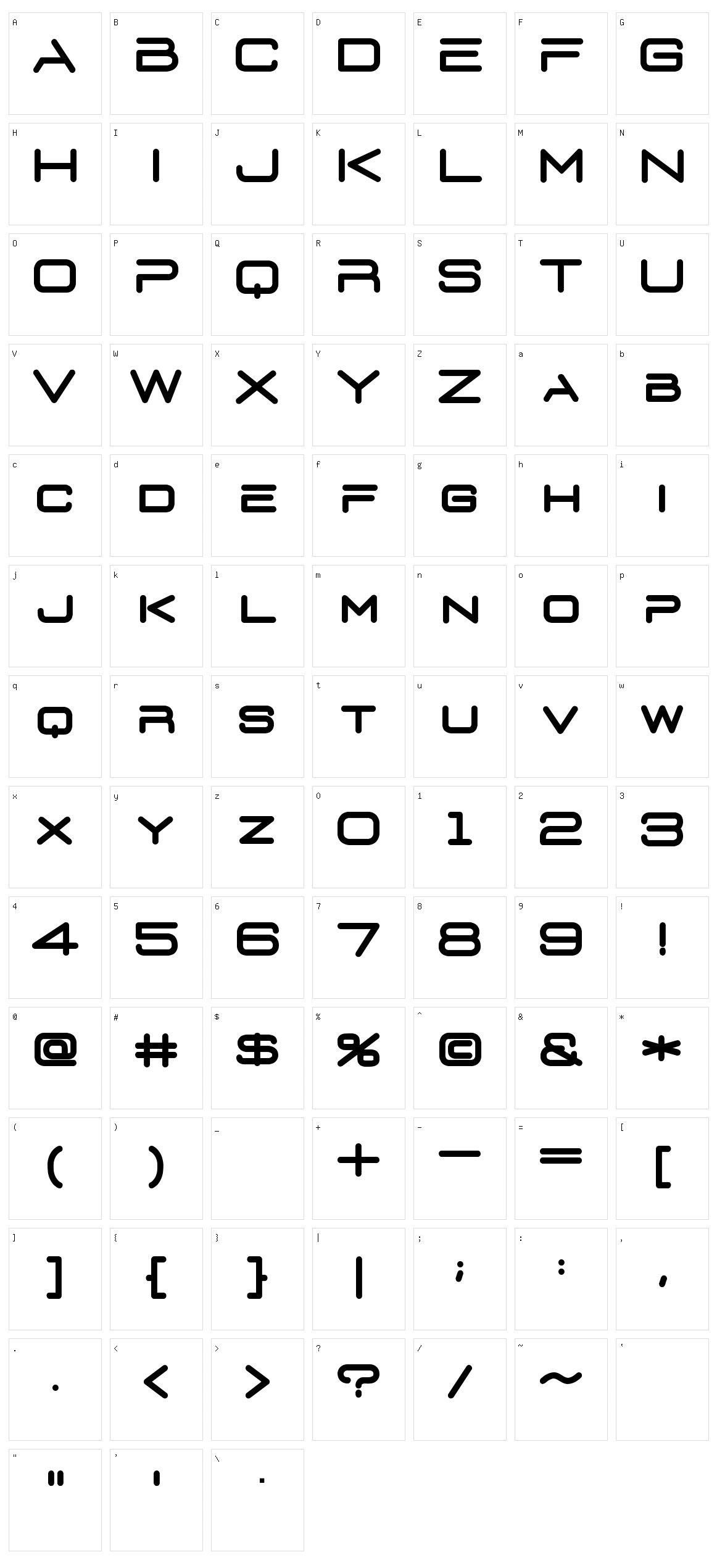 D3 Euronism Character Set