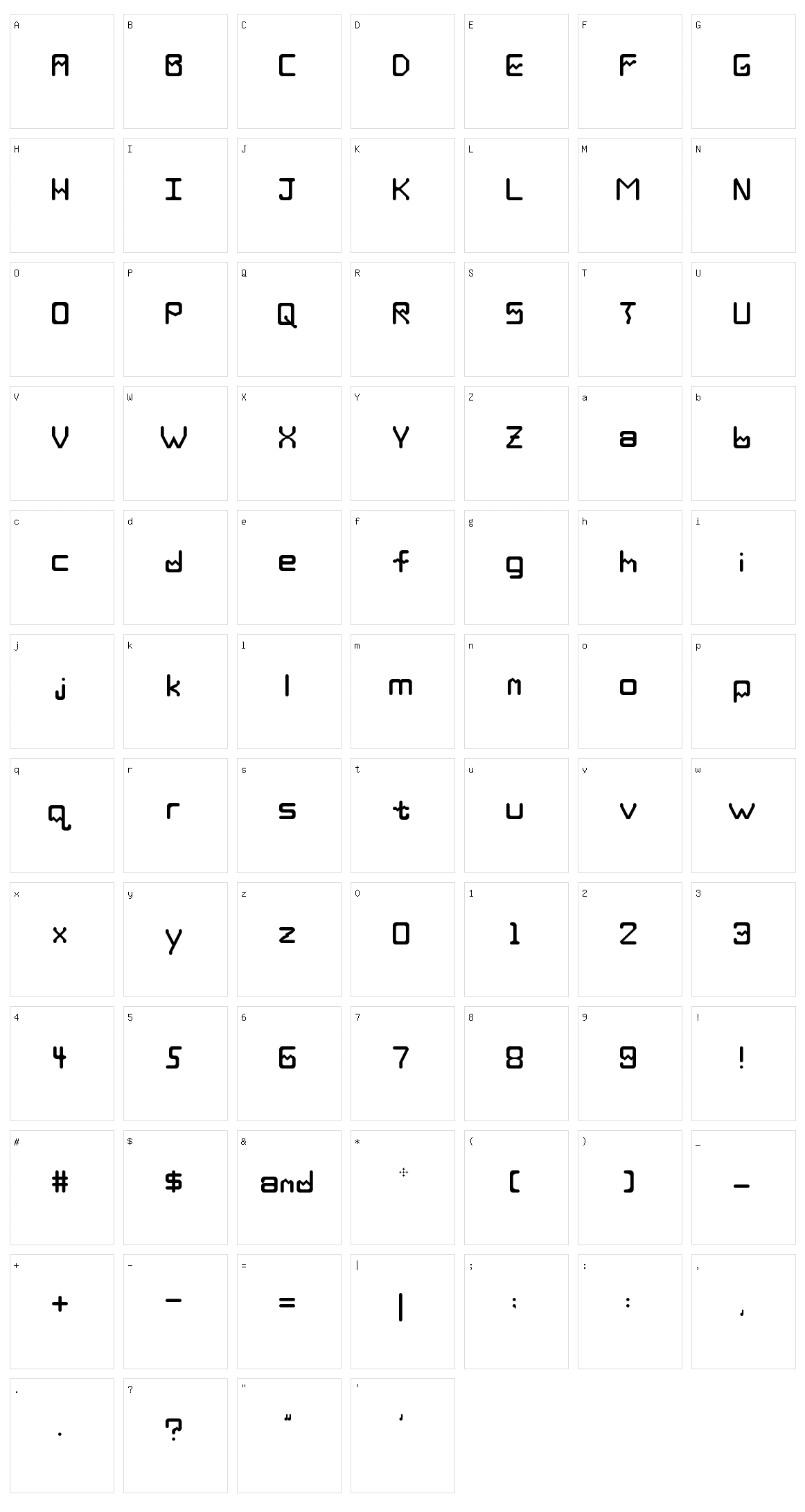 Deka Character Set