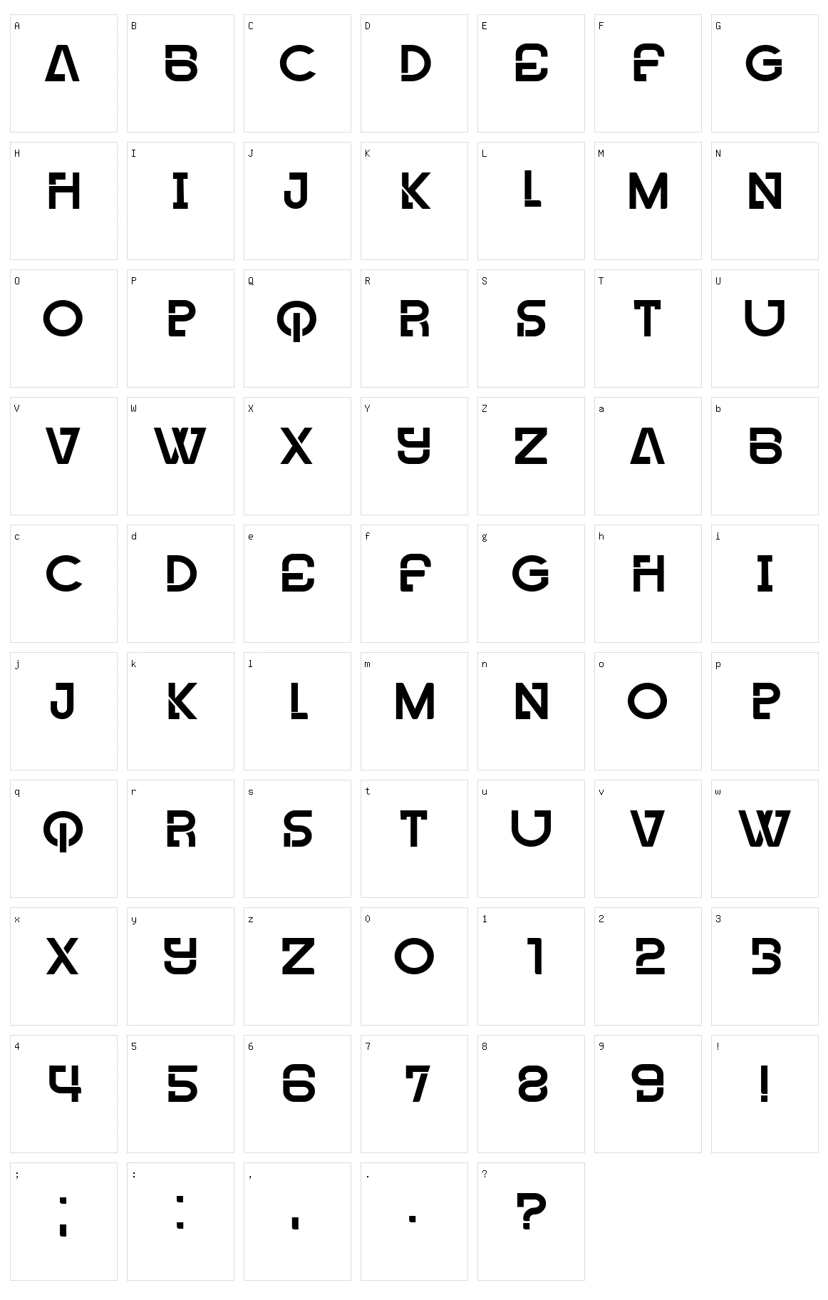 Disorder Character Set