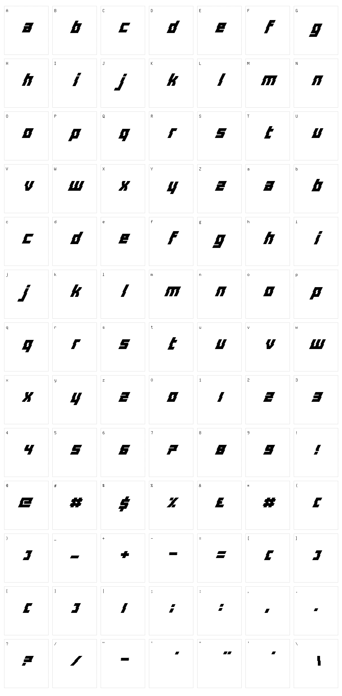 Distortion Of The Brain And Mind Character Set