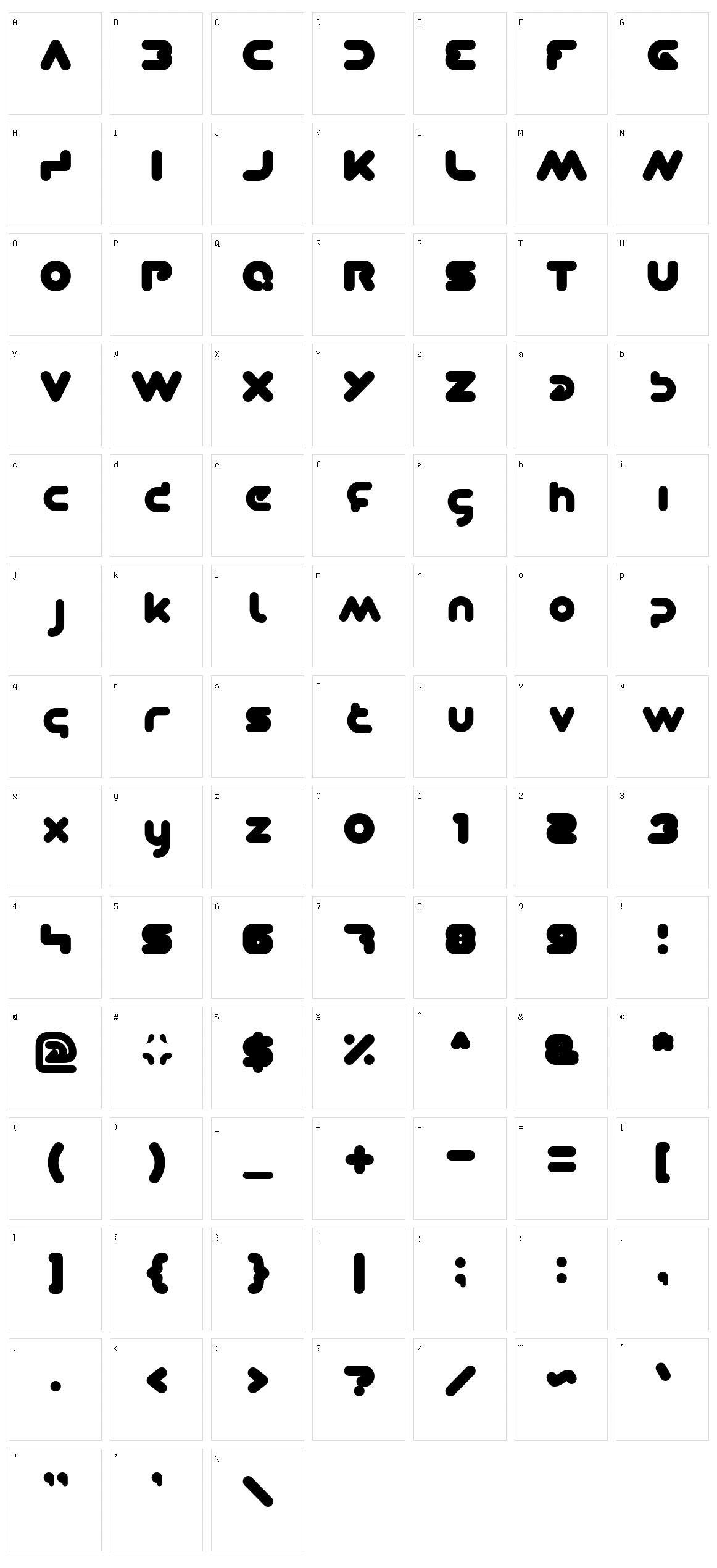 Dominique Character Set