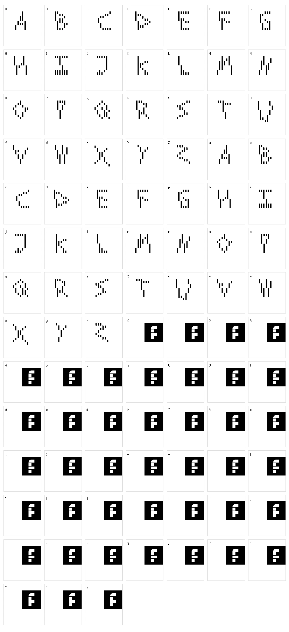Doogle Character Set
