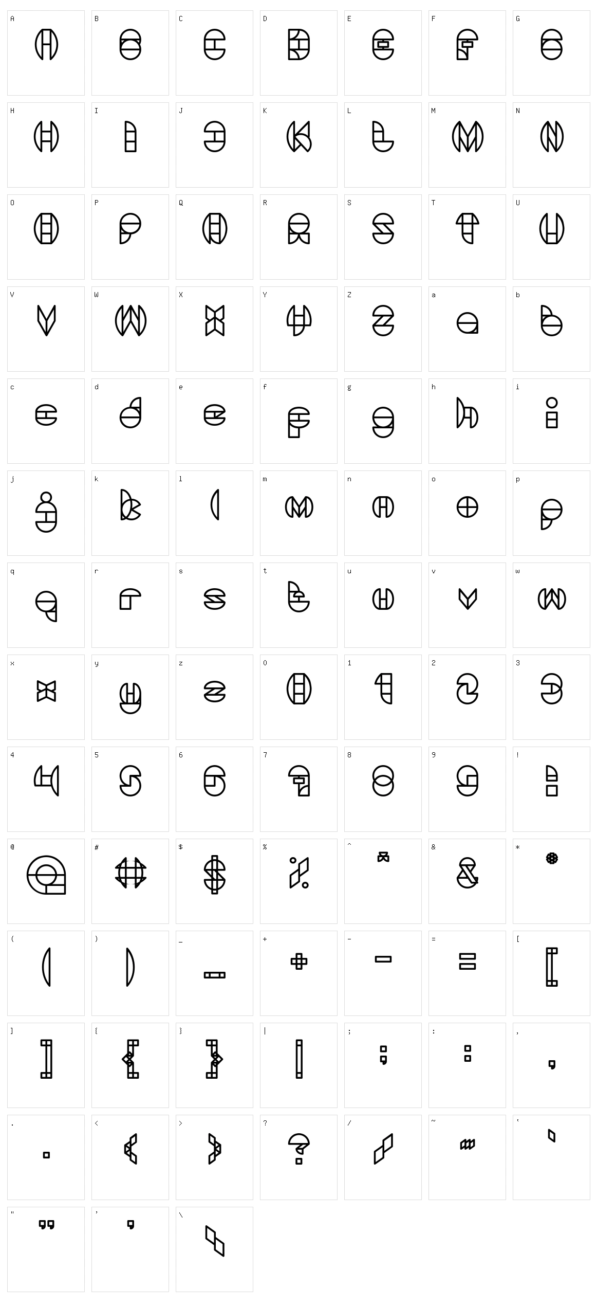 Dragon Fly Character Set