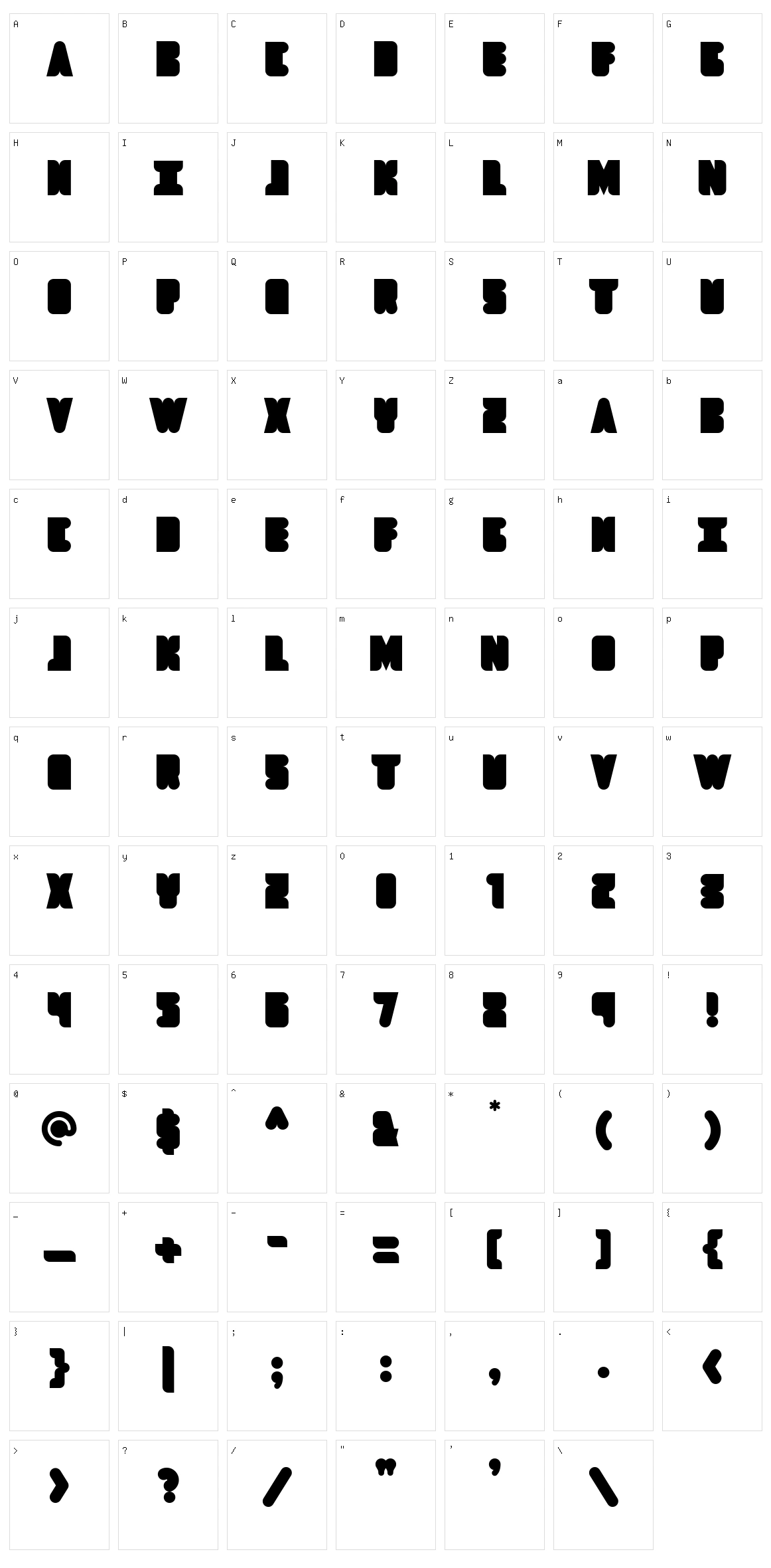 Dropship Character Set