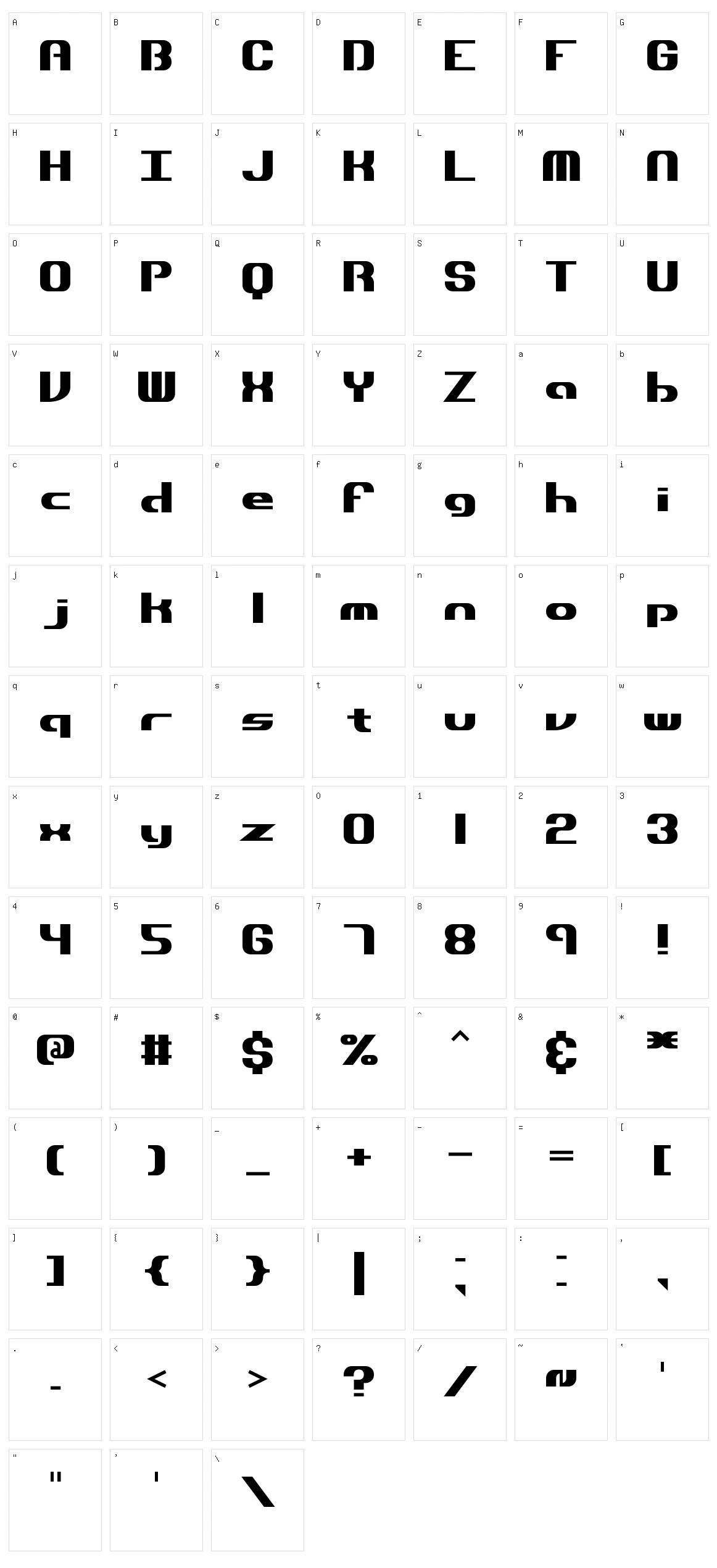 Dynamic Character Set