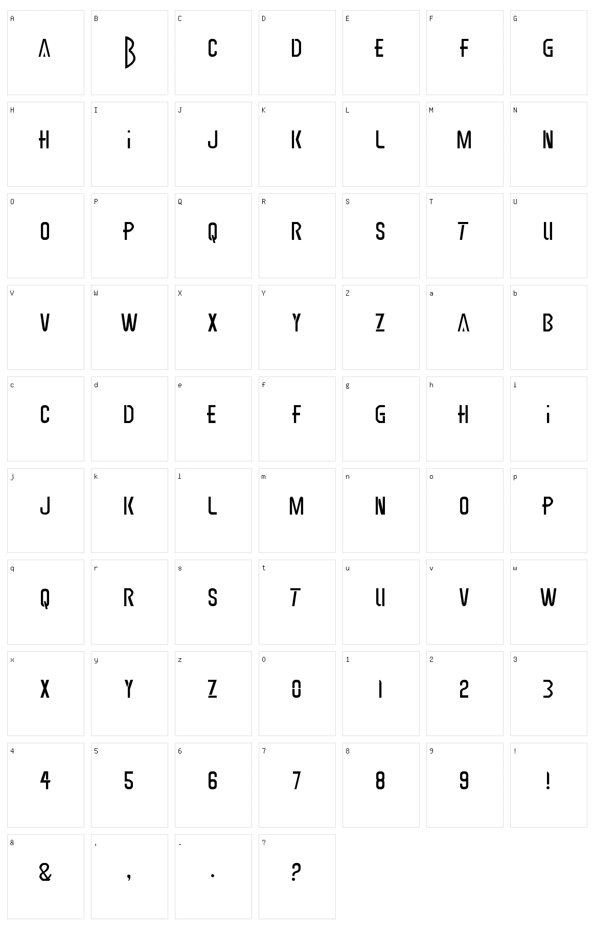 EarthBound Character Set