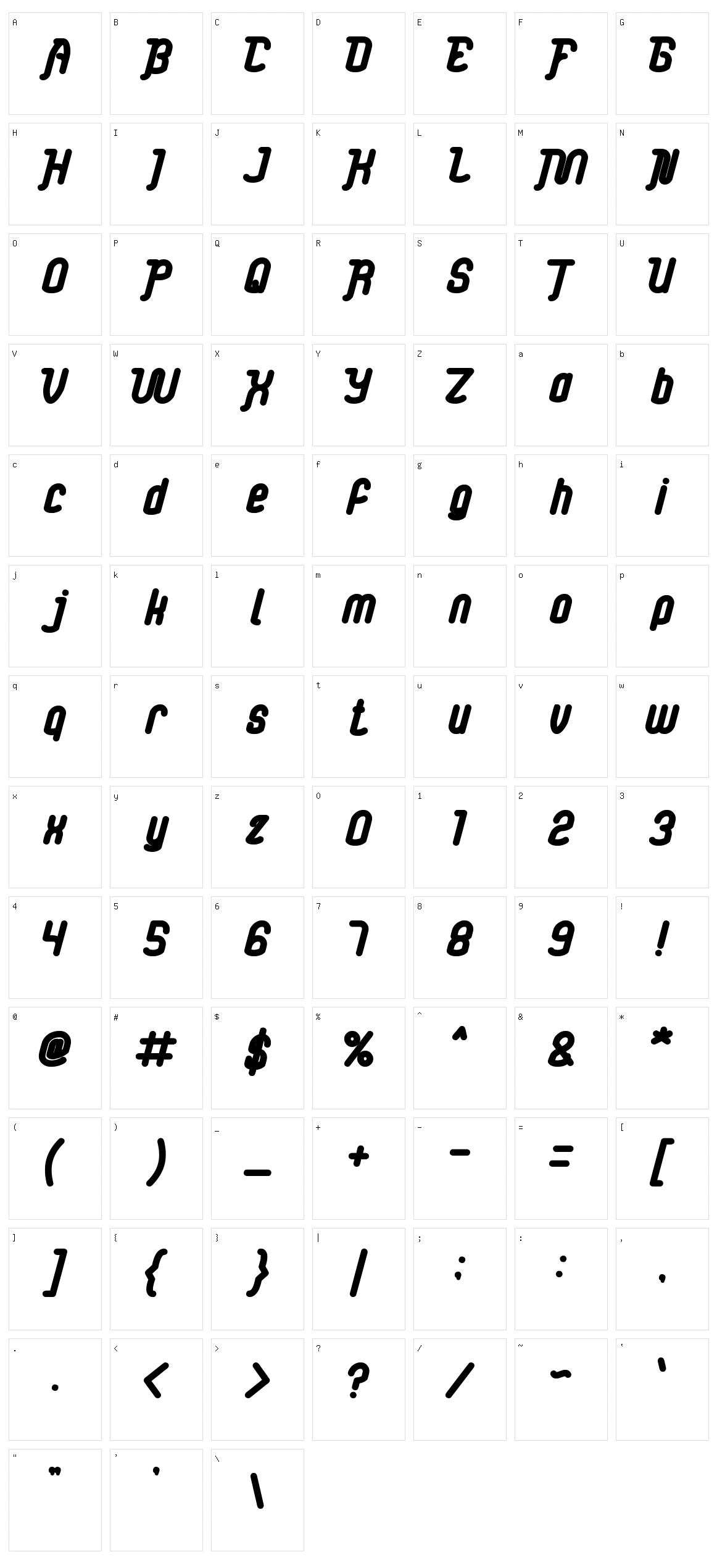 Electronic Character Set